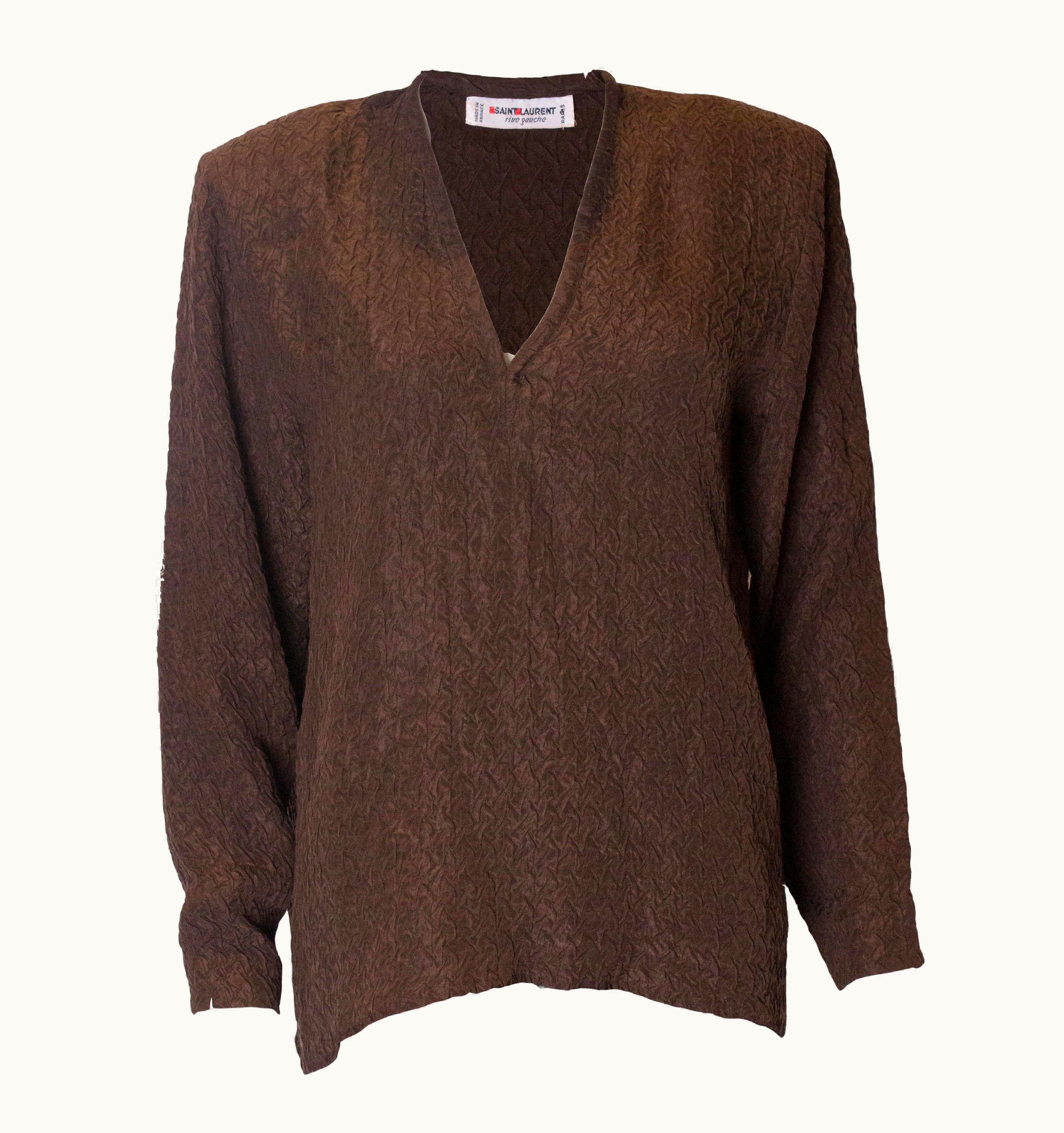 Saint Laurent Vintage Yves Saint Laurent Silk Blouse