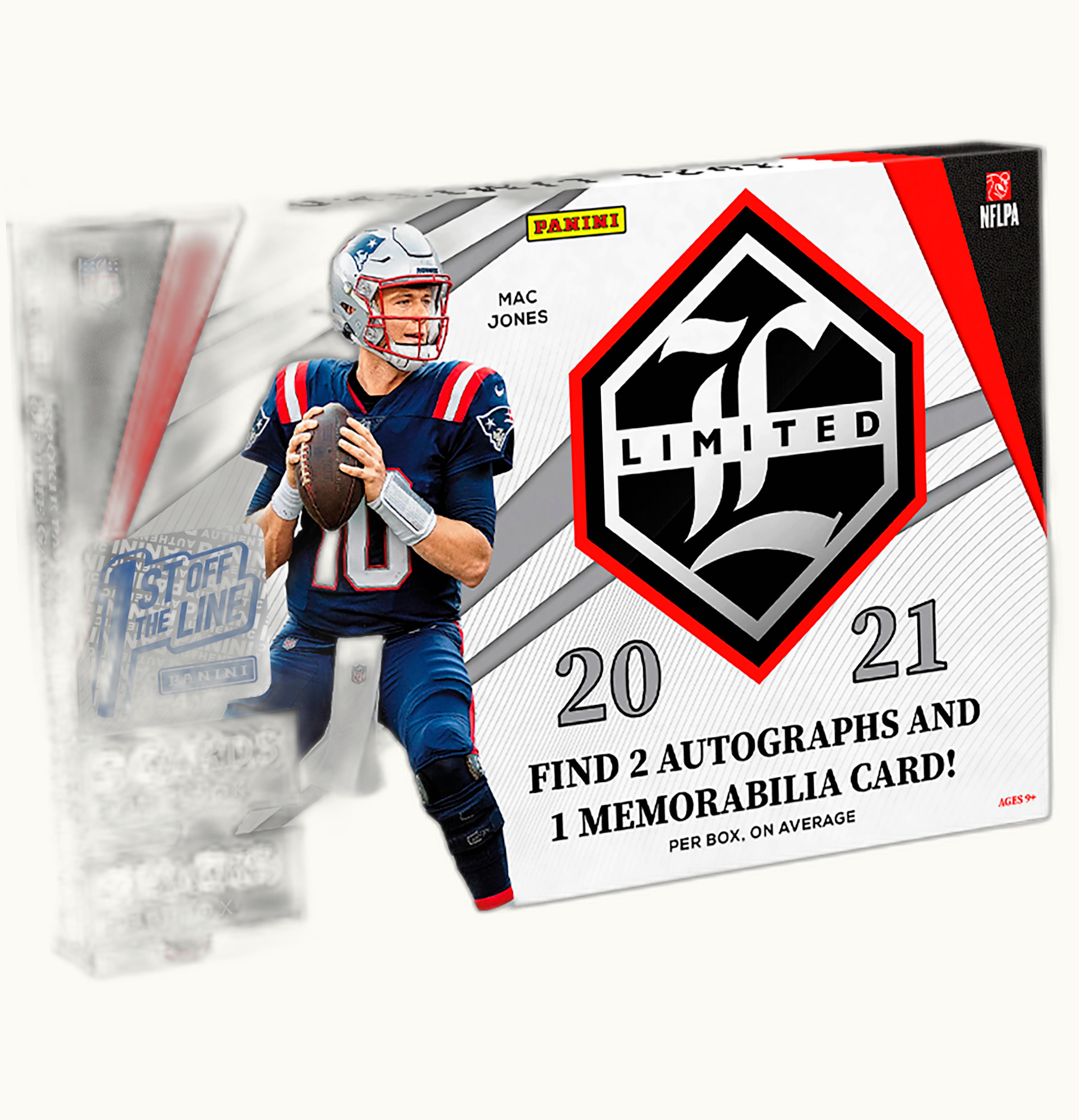 Panini 2021 Panini Limited Football 1st Off The Line Box