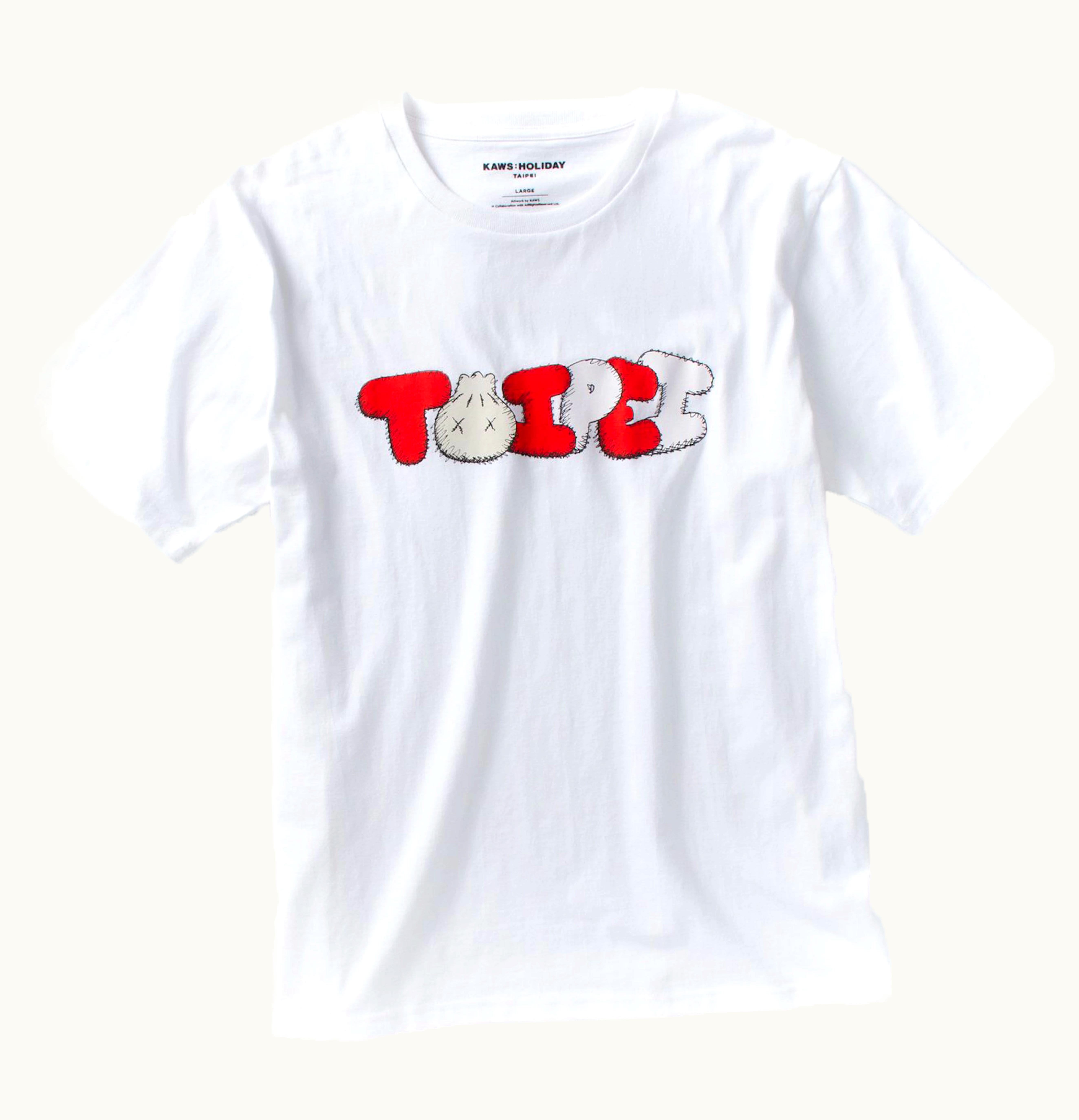 KAWS Kaws Holiday Limited Taipei T Shirt White