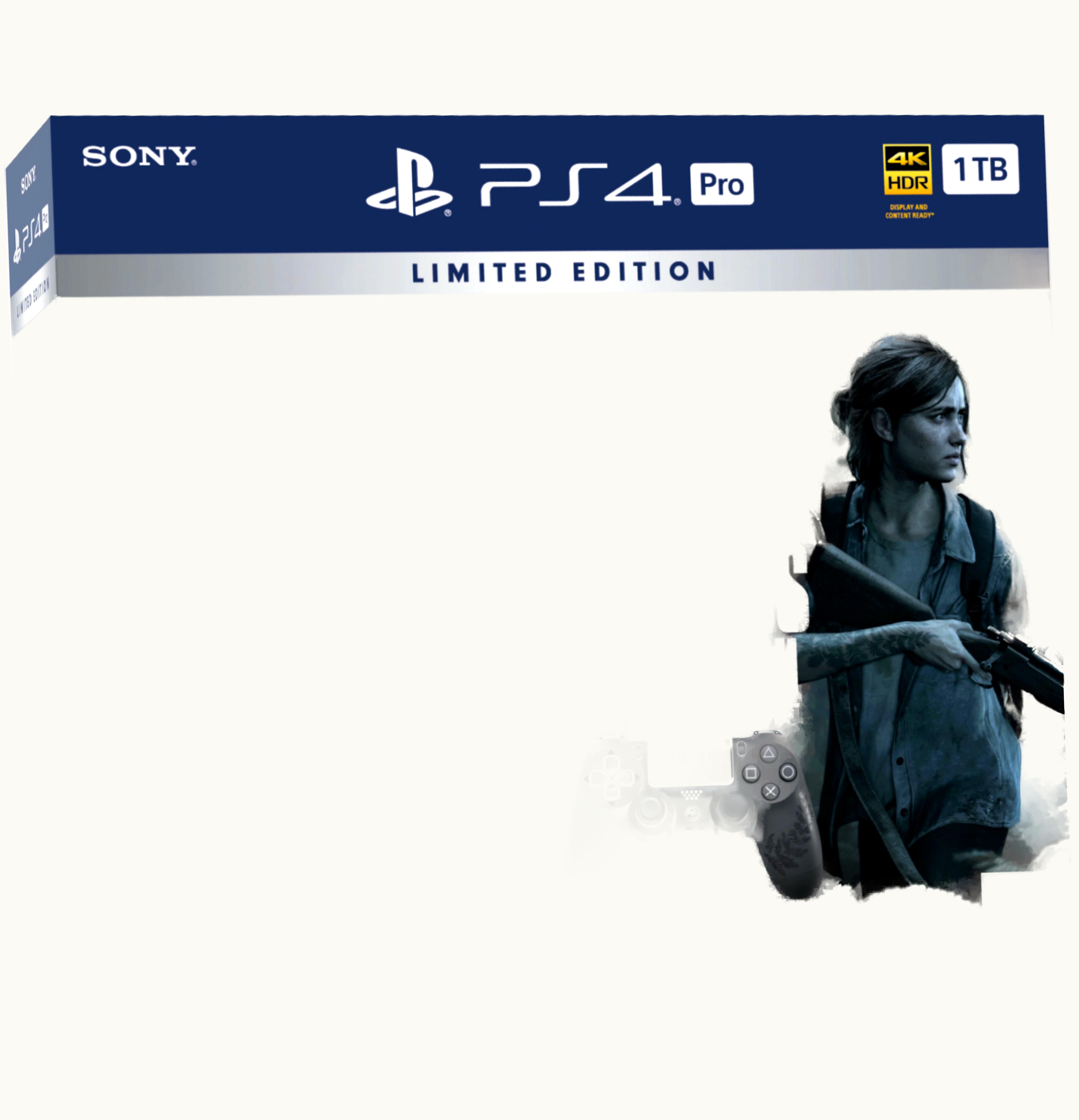 Sony Sony PS4 Playstation 4 Pro 1TB The Last of Us Part 2 Limited Edition Console Bundle 3004136