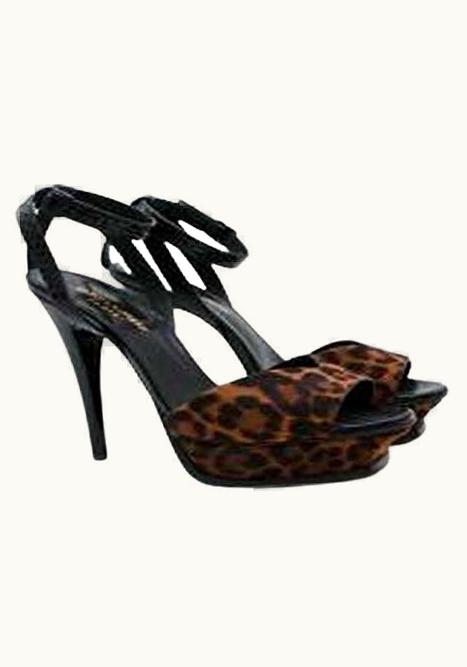 Saint Laurent Saint Laurent Leopard Calf Hair Stiletto Pumps UZ0584988