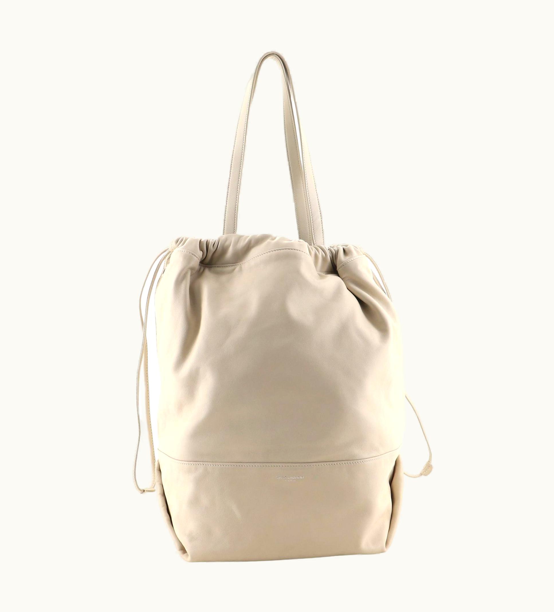 Saint Laurent Saint Laurent Teddy Shopping Tote Leather Large