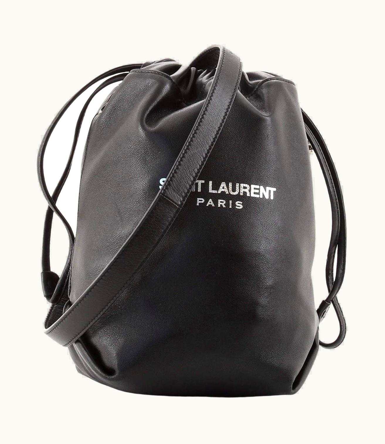 Saint Laurent Saint Laurent Teddy Bucket Bag Leather Mini UZ0585007