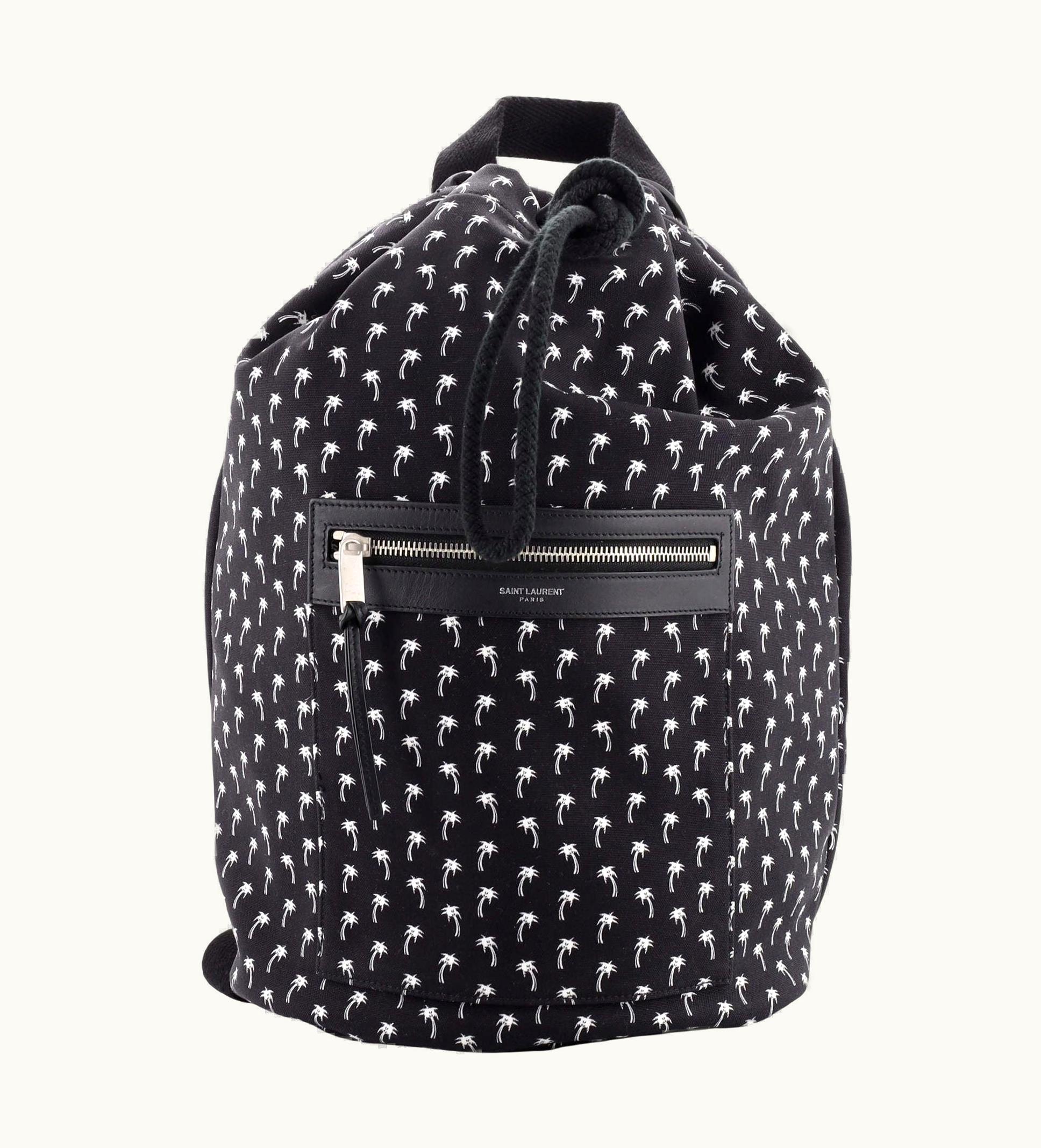 Saint Laurent Saint Laurent City Sailor Backpack Printed Canvas