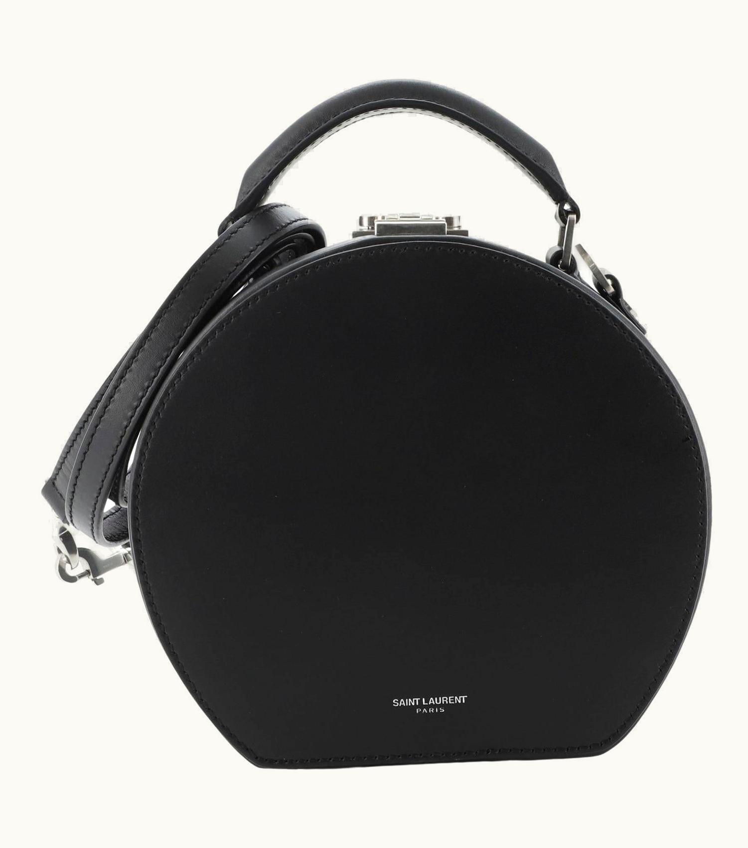 Saint Laurent Saint Laurent Mica Hatbox Bag Leather Small