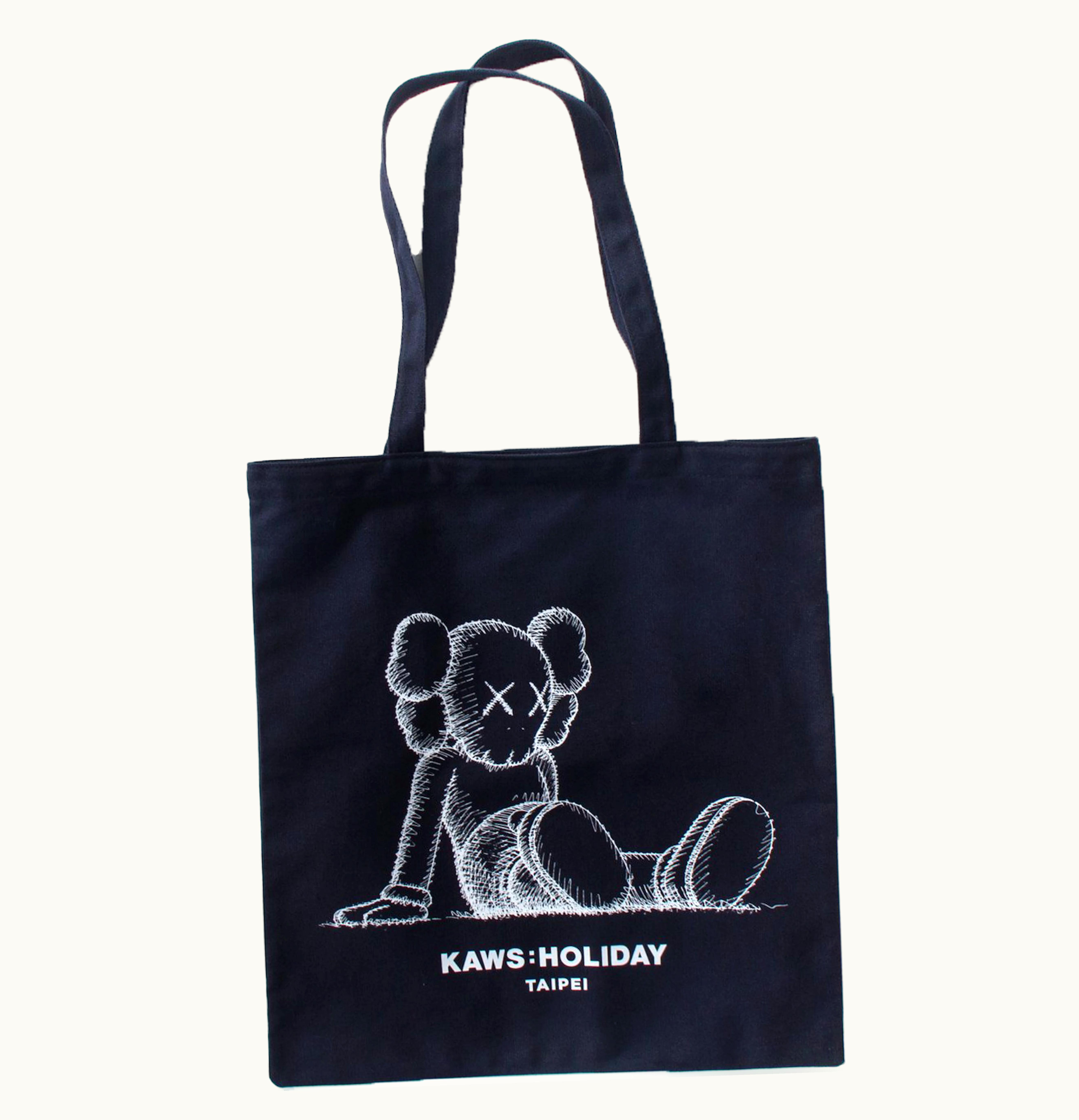 KAWS Kaws Holiday Limited Companion Tote Bag Black