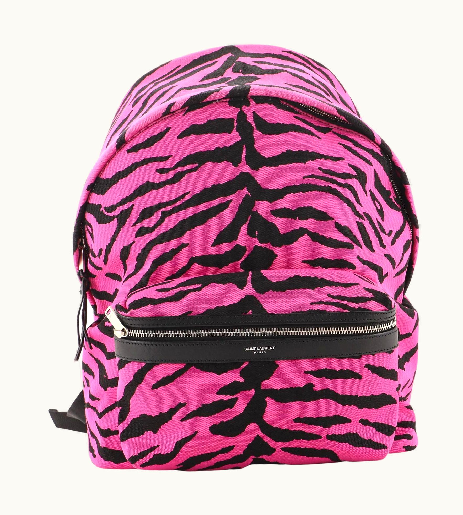 Saint Laurent Saint Laurent City Backpack Printed Cotton Medium UZ0585054