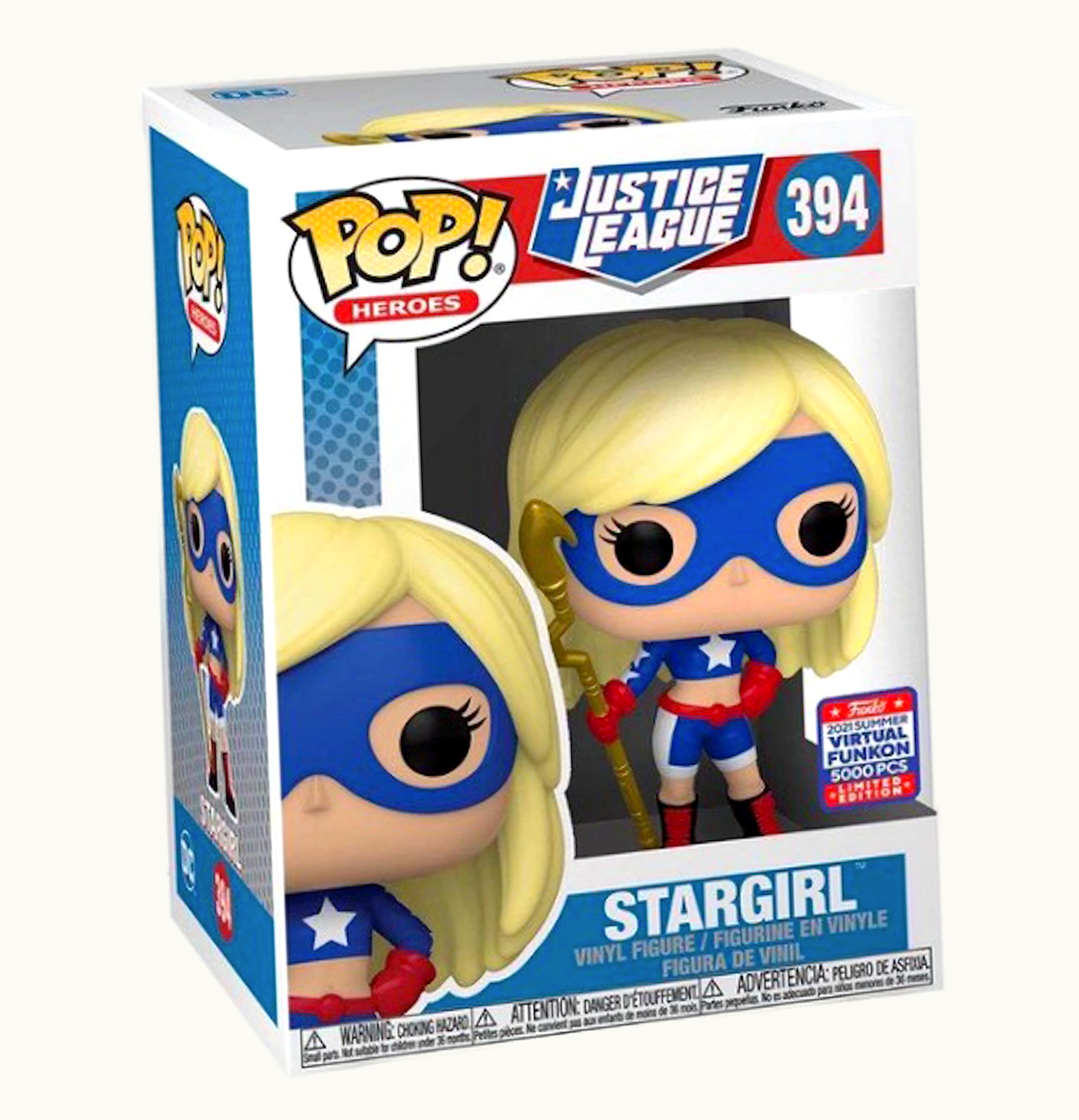 Funko Funko Pop Heroes Justice Leauge Stargirl 2021 Summer Virtual Funkon Exclusive Limited Edition 5000 Figure 394