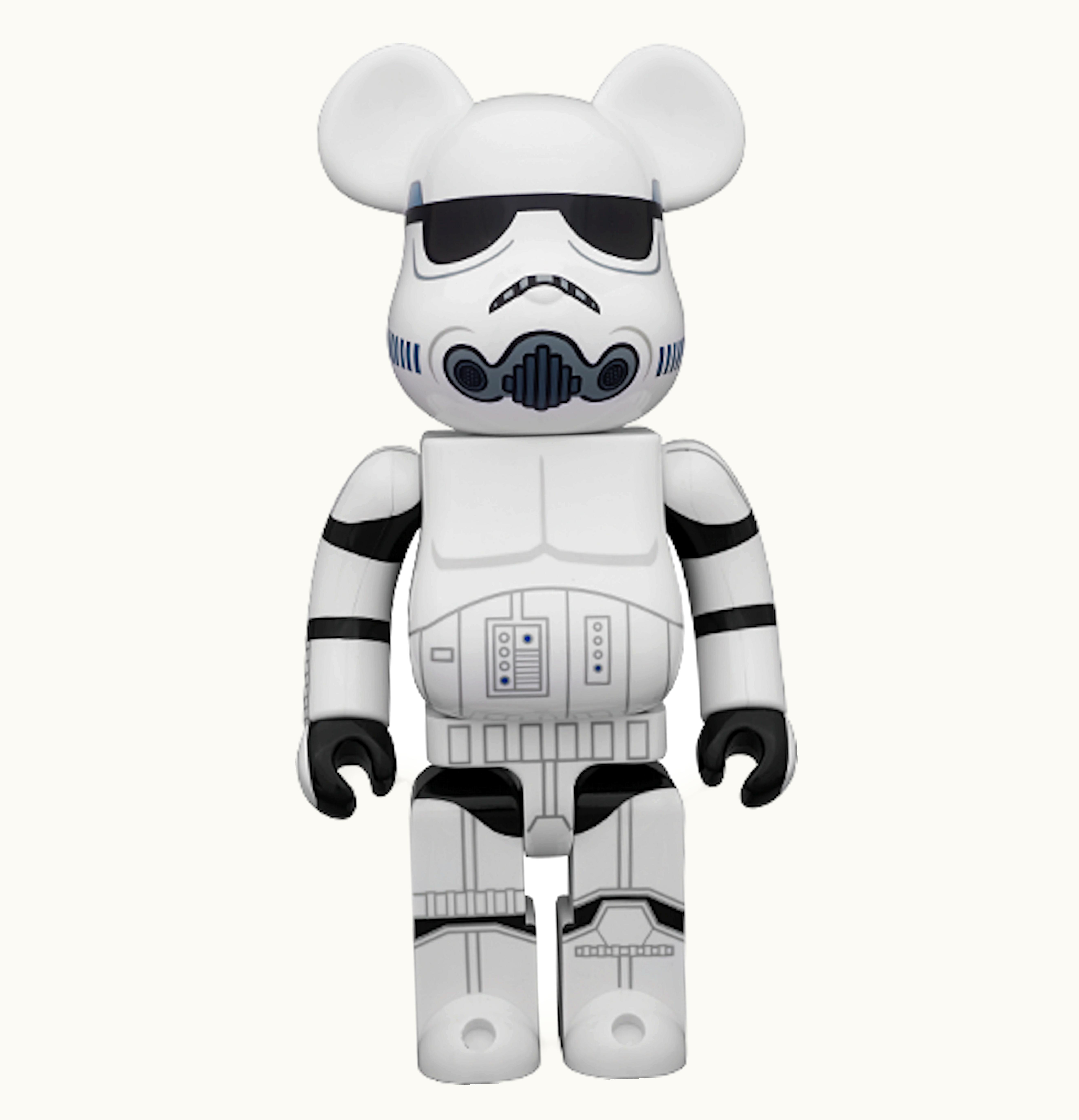 Bearbrick Bearbrick x Star Wars x Stussy Storm Trooper 400 White