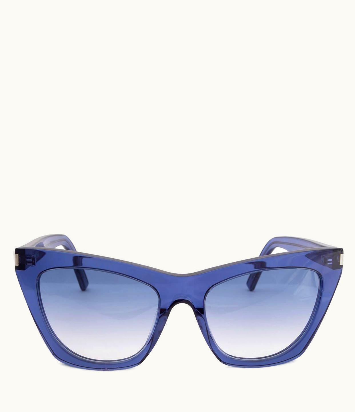 Saint Laurent Blue Kate Sunglasses Sl 214