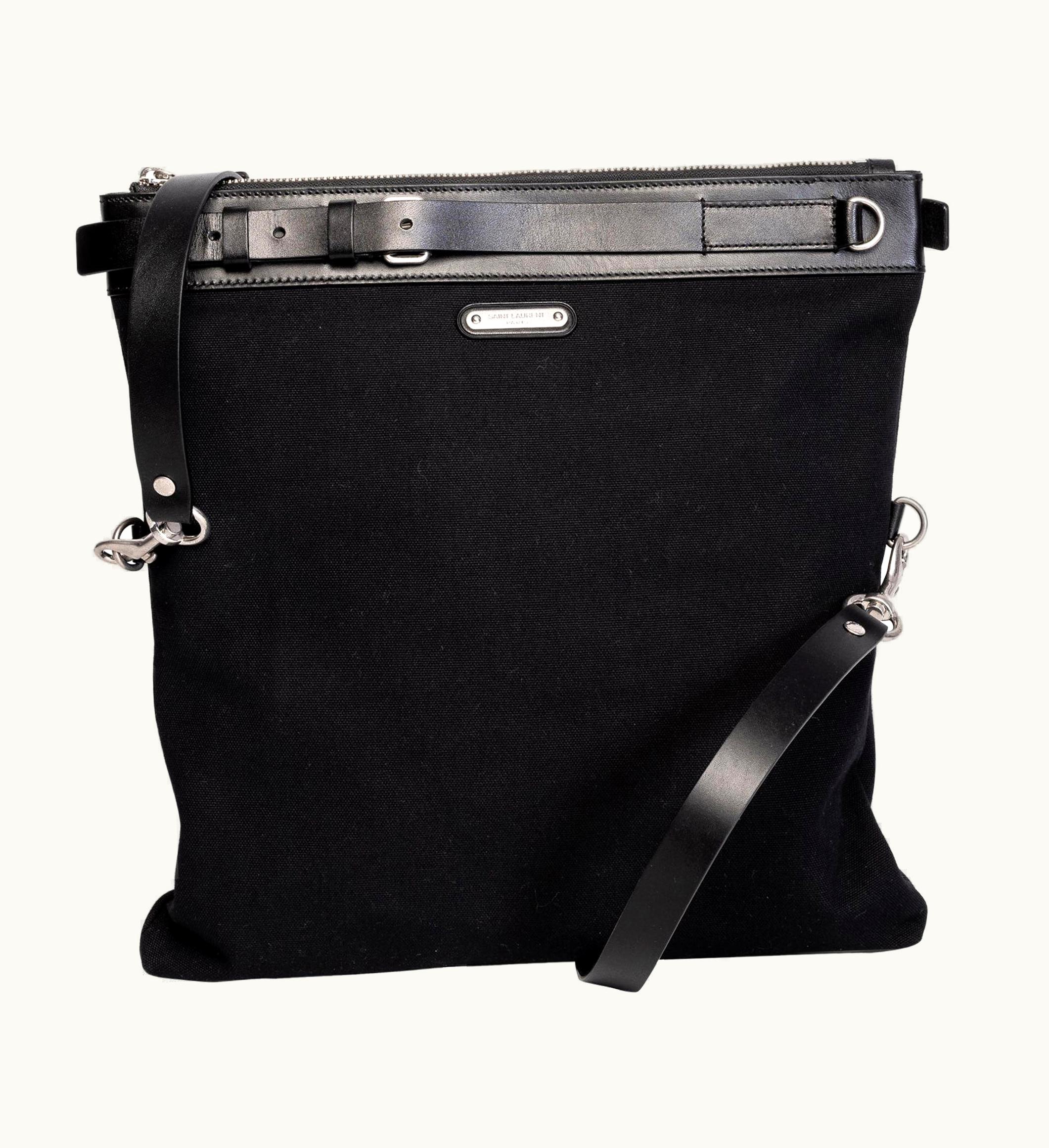 Saint Laurent Id Doc Holder Convertible 2n1 Crossbody Bag (505878)