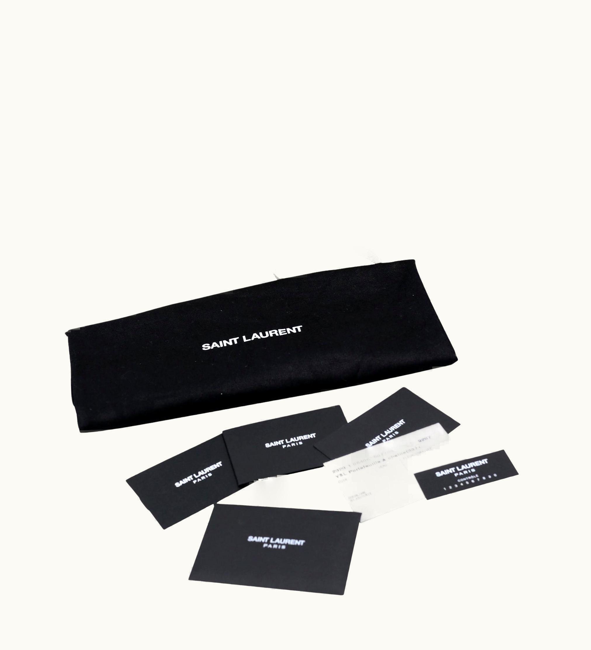 Saint Laurent Monogram Envelope Cream Crossbody Bags Sl-b1103p-a002