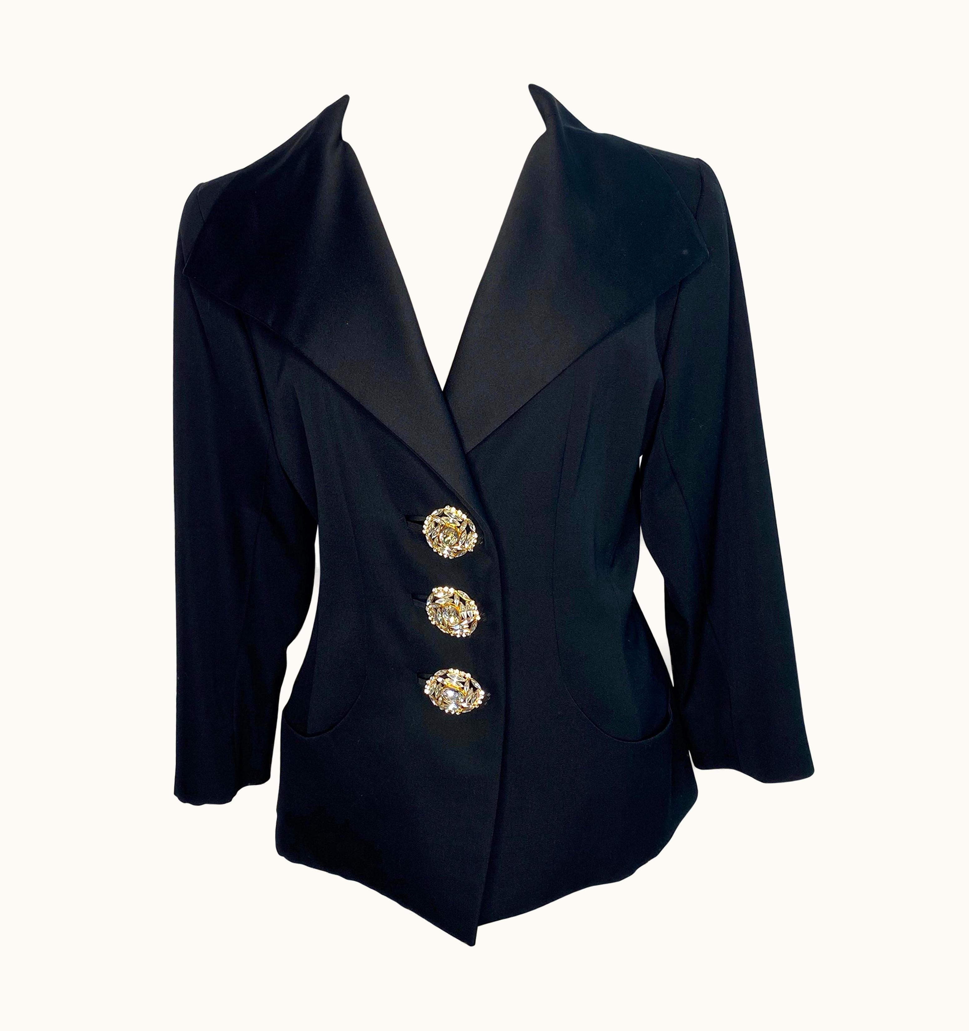 Saint Laurent Blazer Bijoux Yves Saint Laurent Rive Gauche 1990
