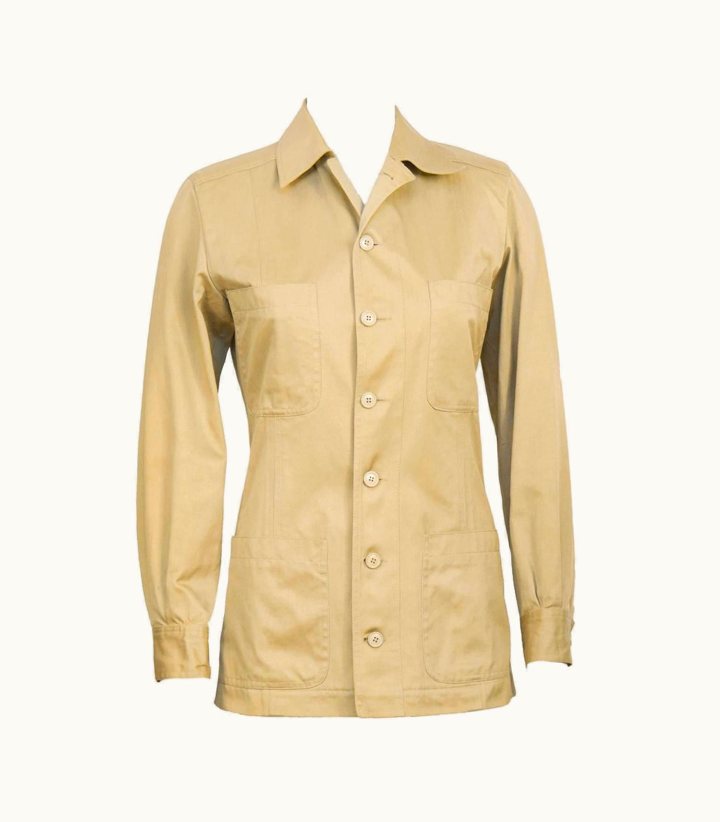 Saint Laurent 1990' Yves Saint Laurent YSL Rive Gauche Safari Jacket