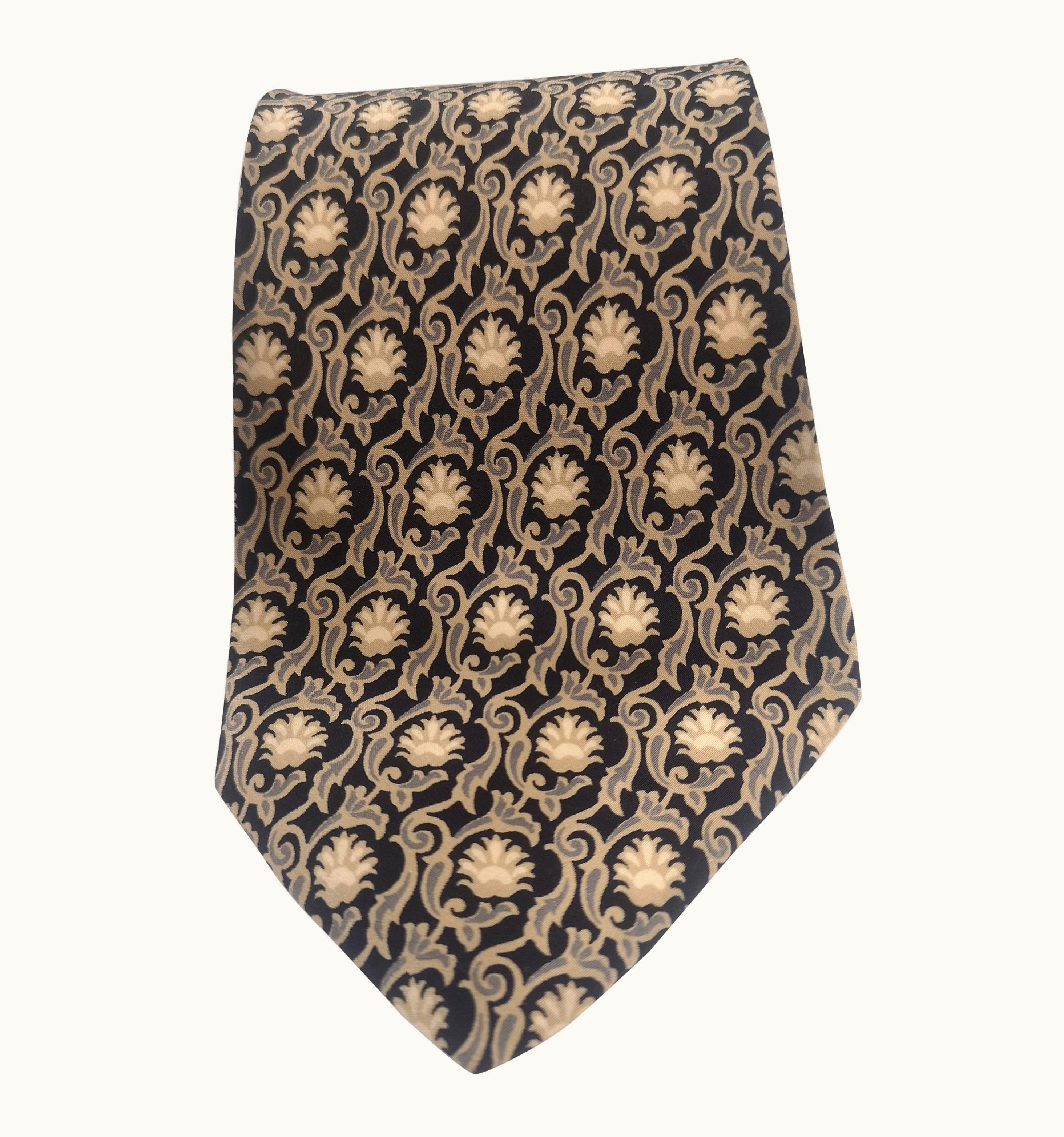 Saint Laurent Yves Saint Laurent Vintage Multicoloured Silk Tie