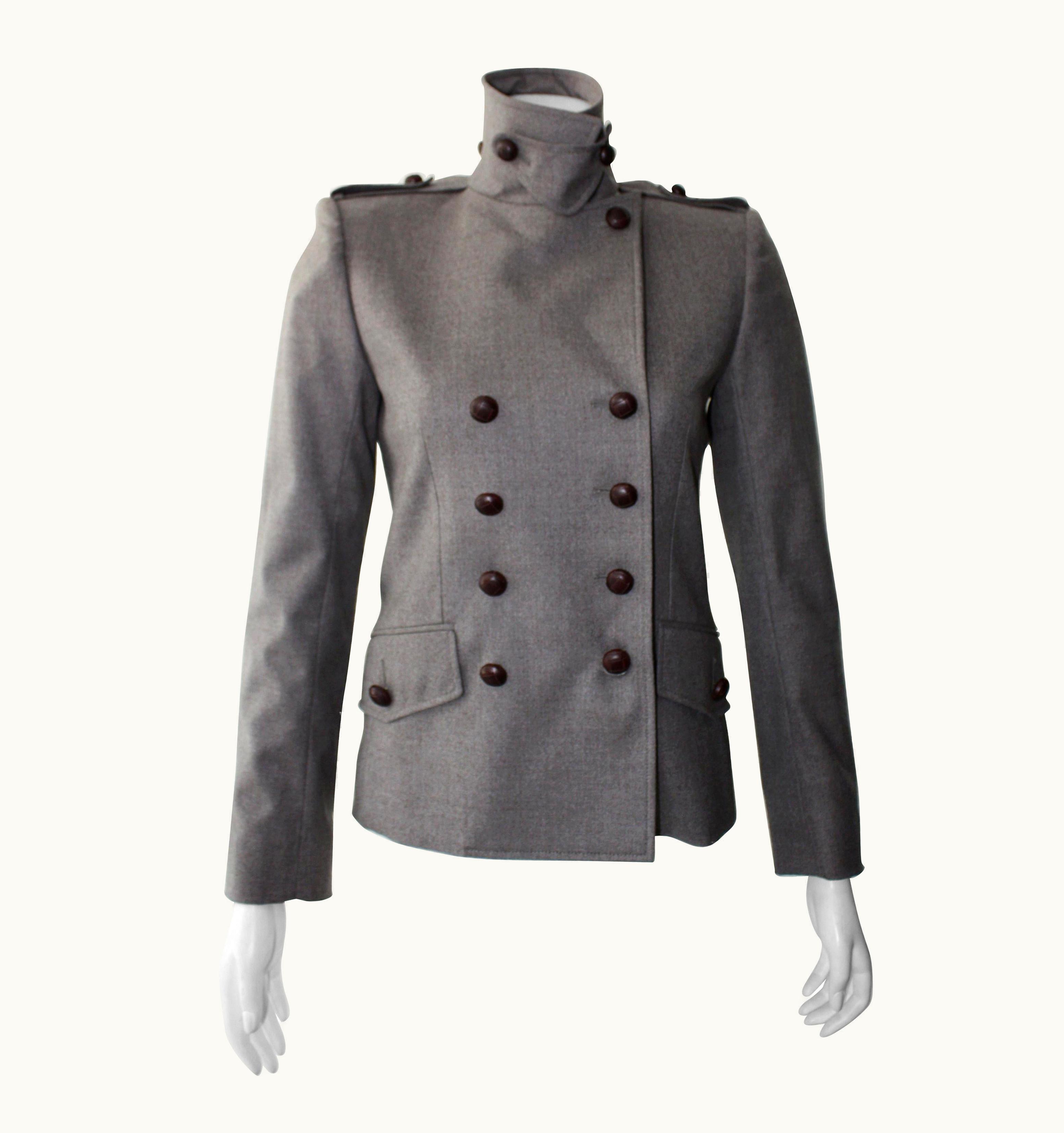 Saint Laurent Vintage 90s Yves Saint Laurent Military Blazer