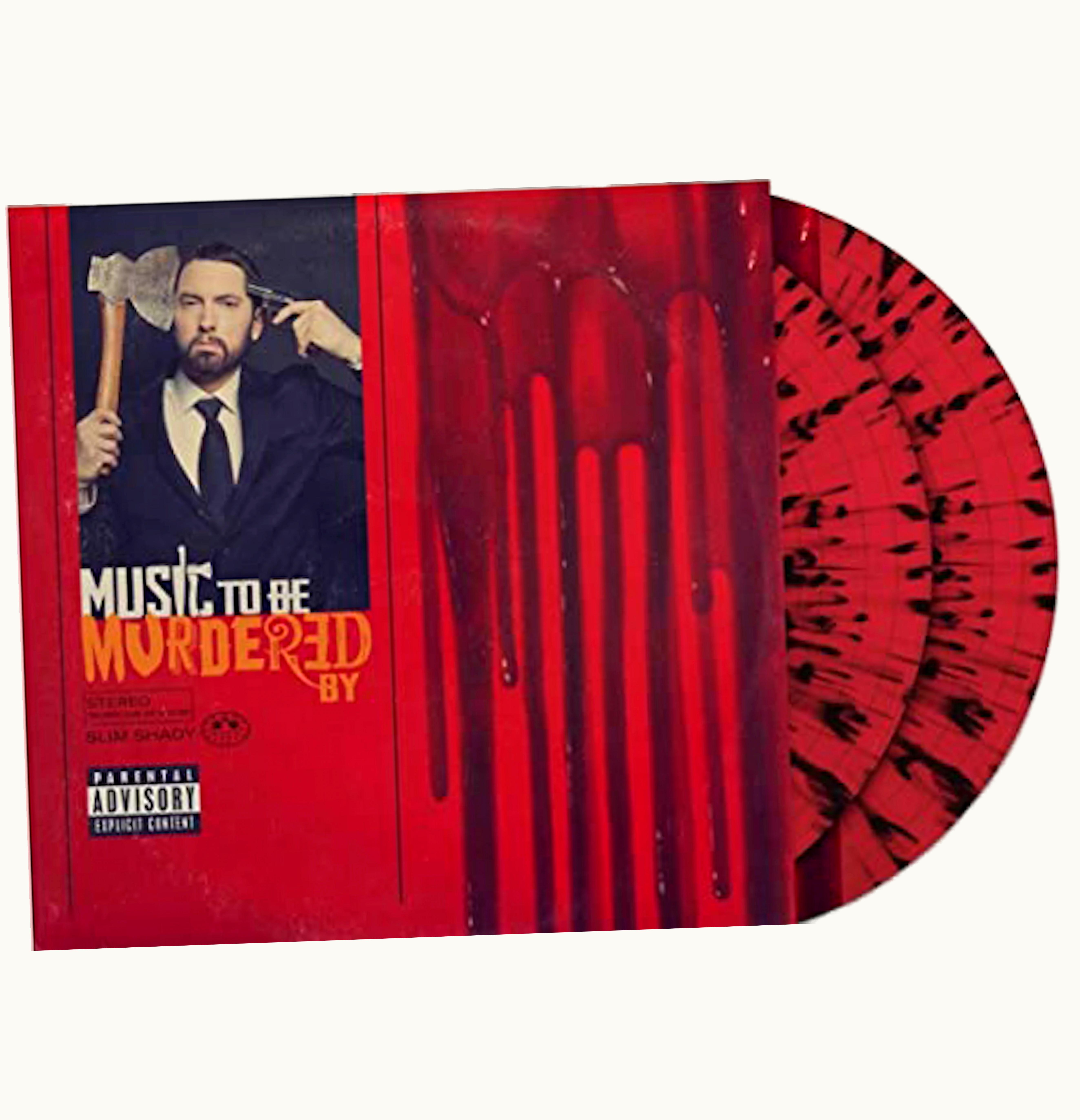 Eminem Eminem Music To Be Murdered By Limited Edition Red With Black Splatter 2XLP Vinyl Red