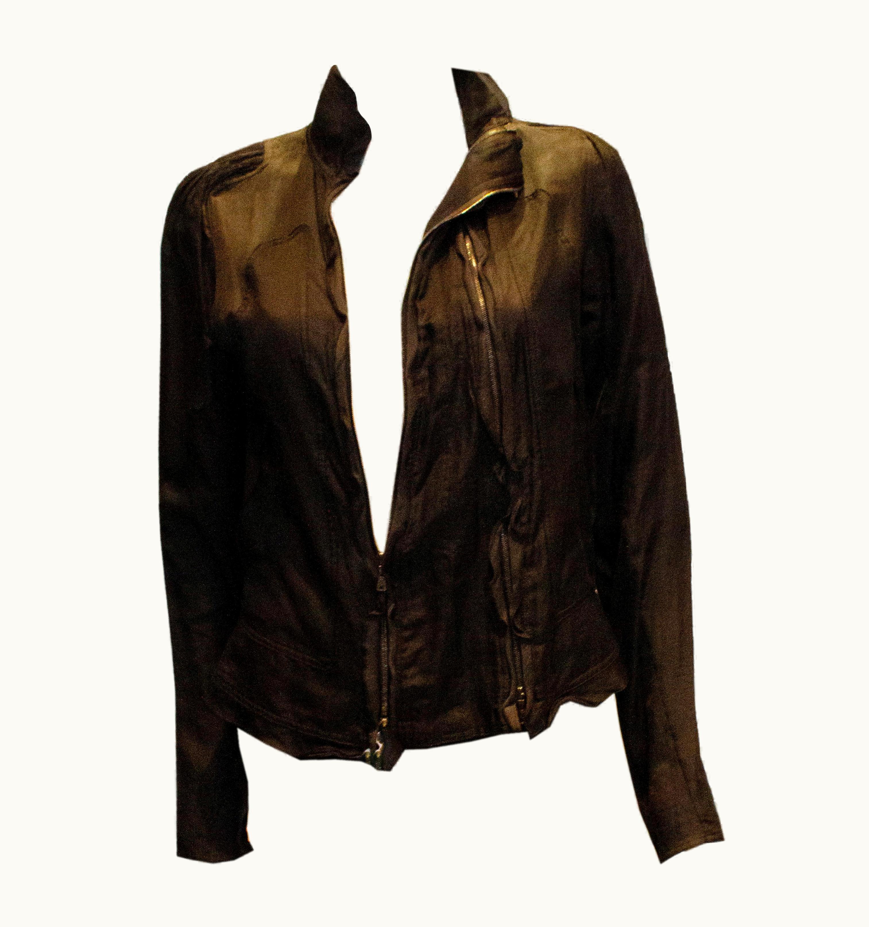 Saint Laurent Vintage Black Yves Saint Laurent Jacket With Multiples Zips