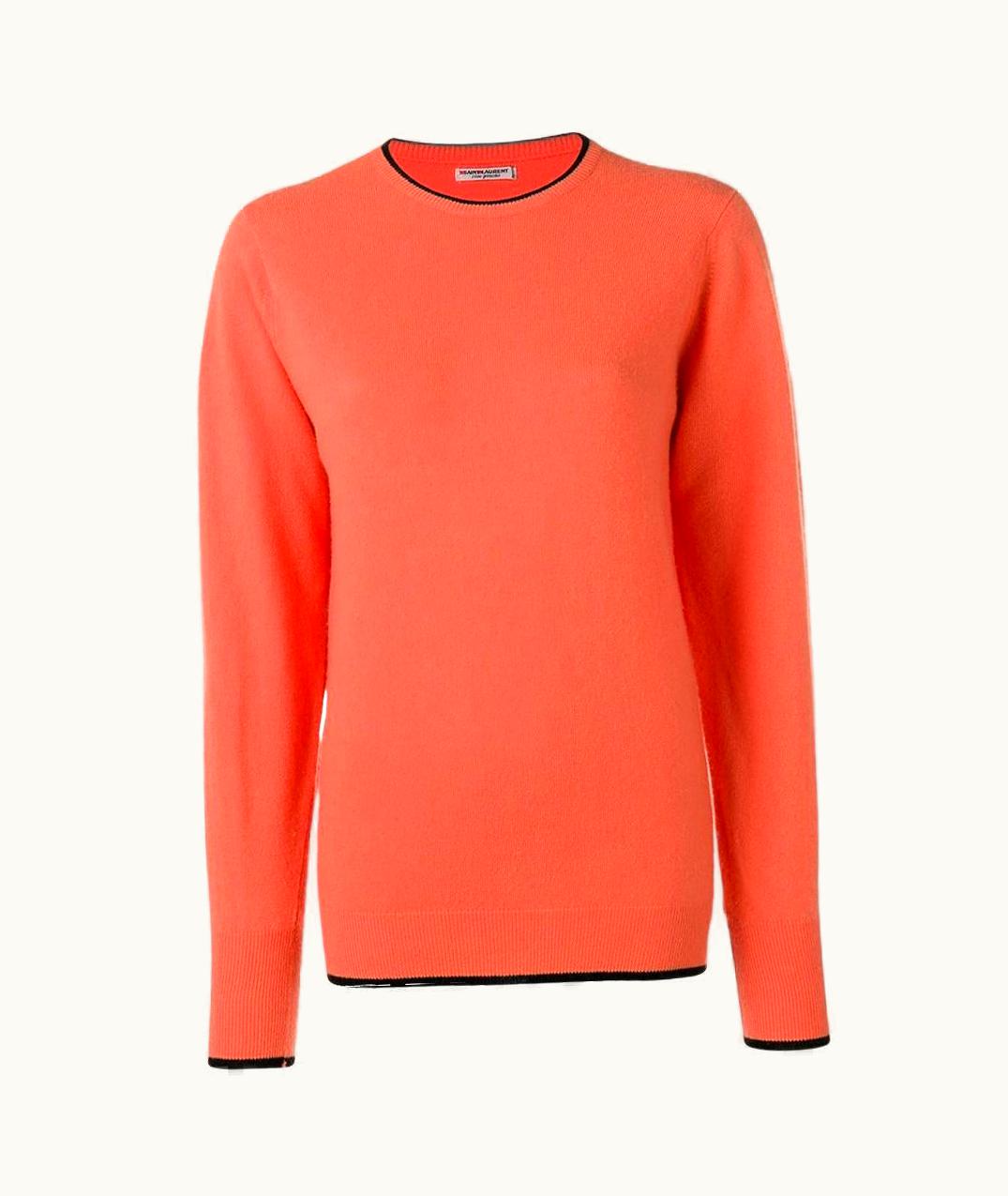 Saint Laurent 90s Yves Saint Laurent Vintage Salmon-pink Cashmere Sweater