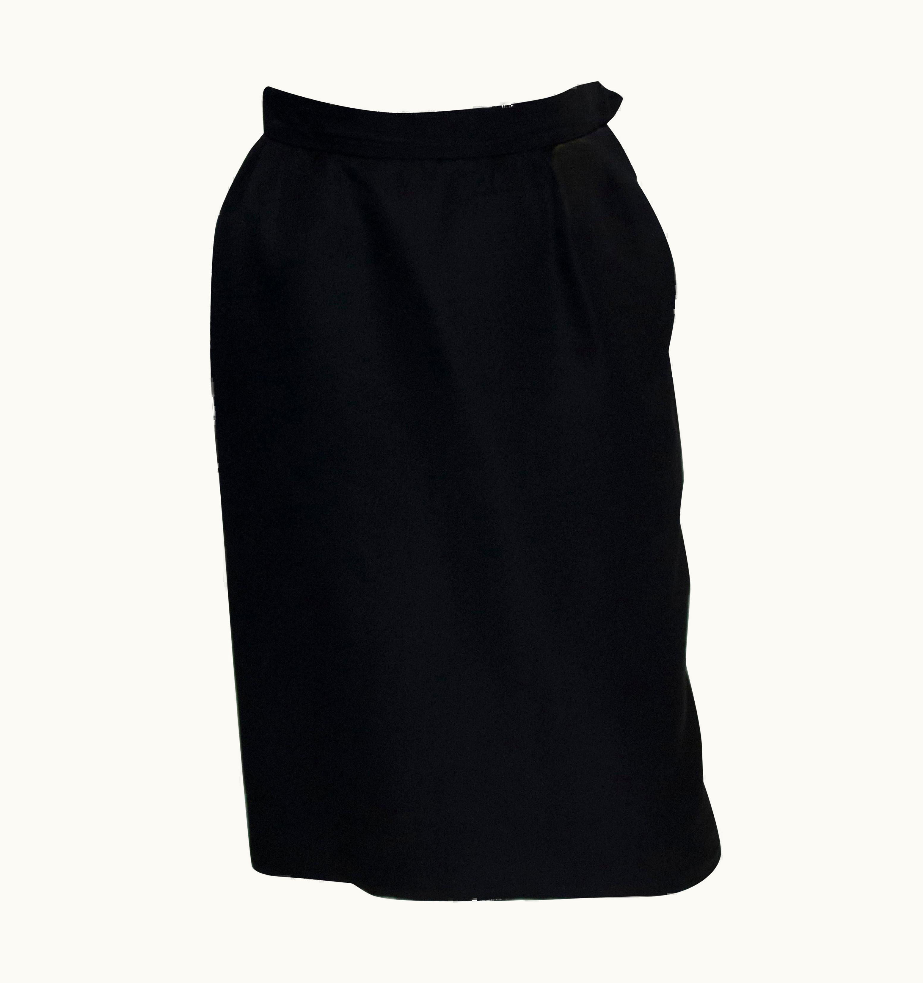 Saint Laurent Vintage Yves Saint Laurent Rive Gauche Skirt