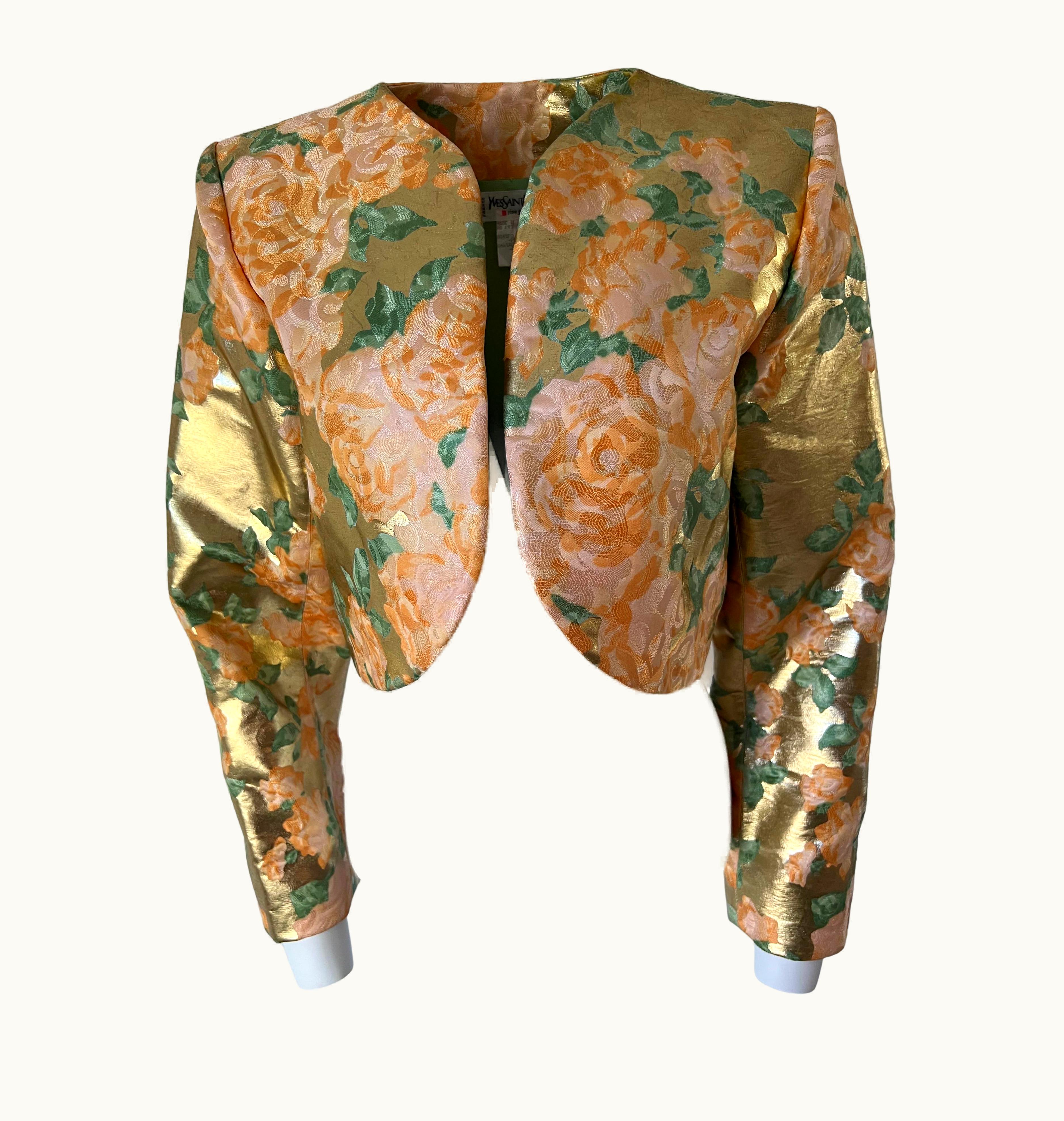 Saint Laurent Bolero Yves Saint Laurent Rive Gauche Vintage Summer 1993