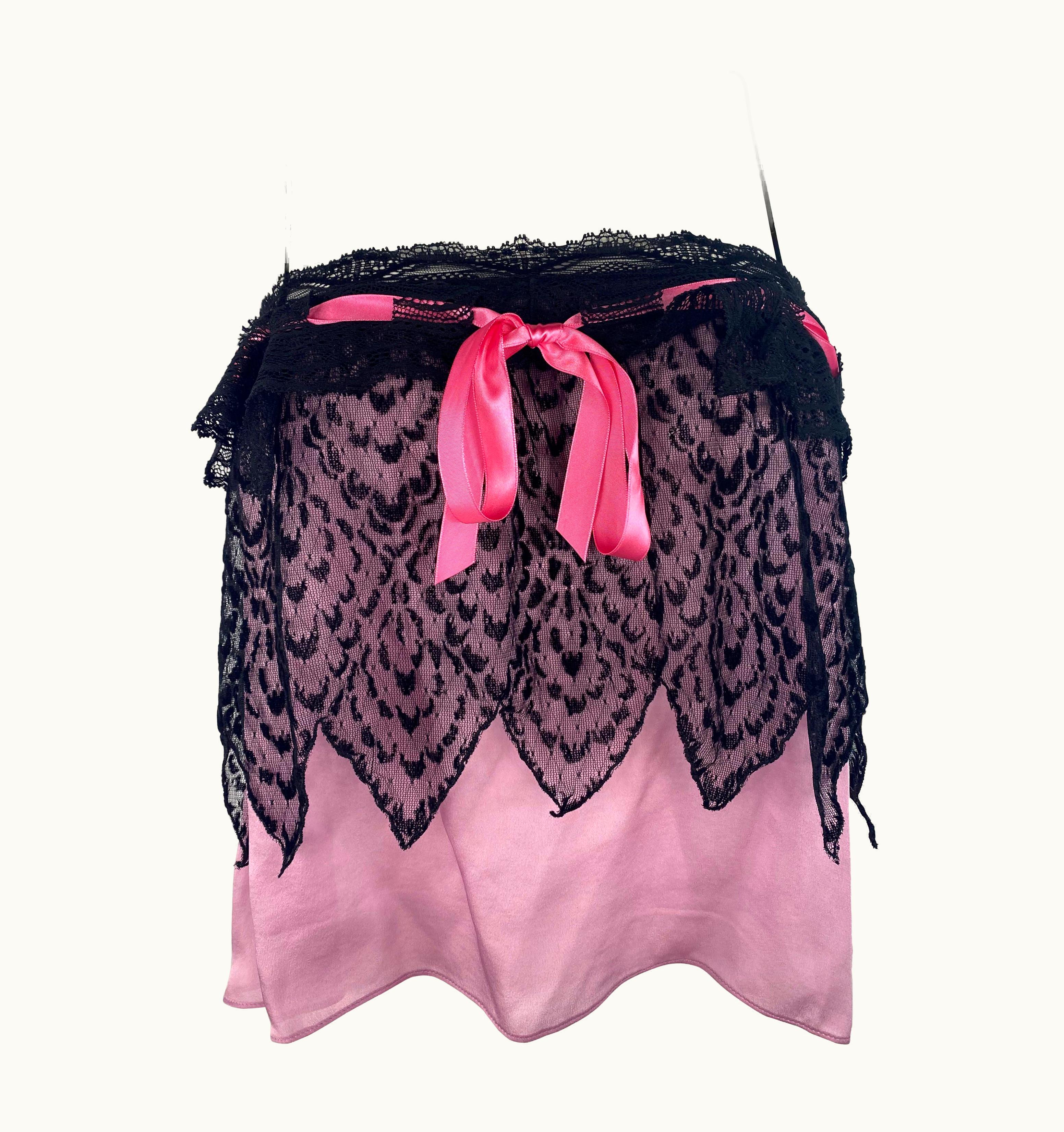 Saint Laurent Yves Saint Laurent Rive Gauche Black And Pink Cami Tank Top, mall