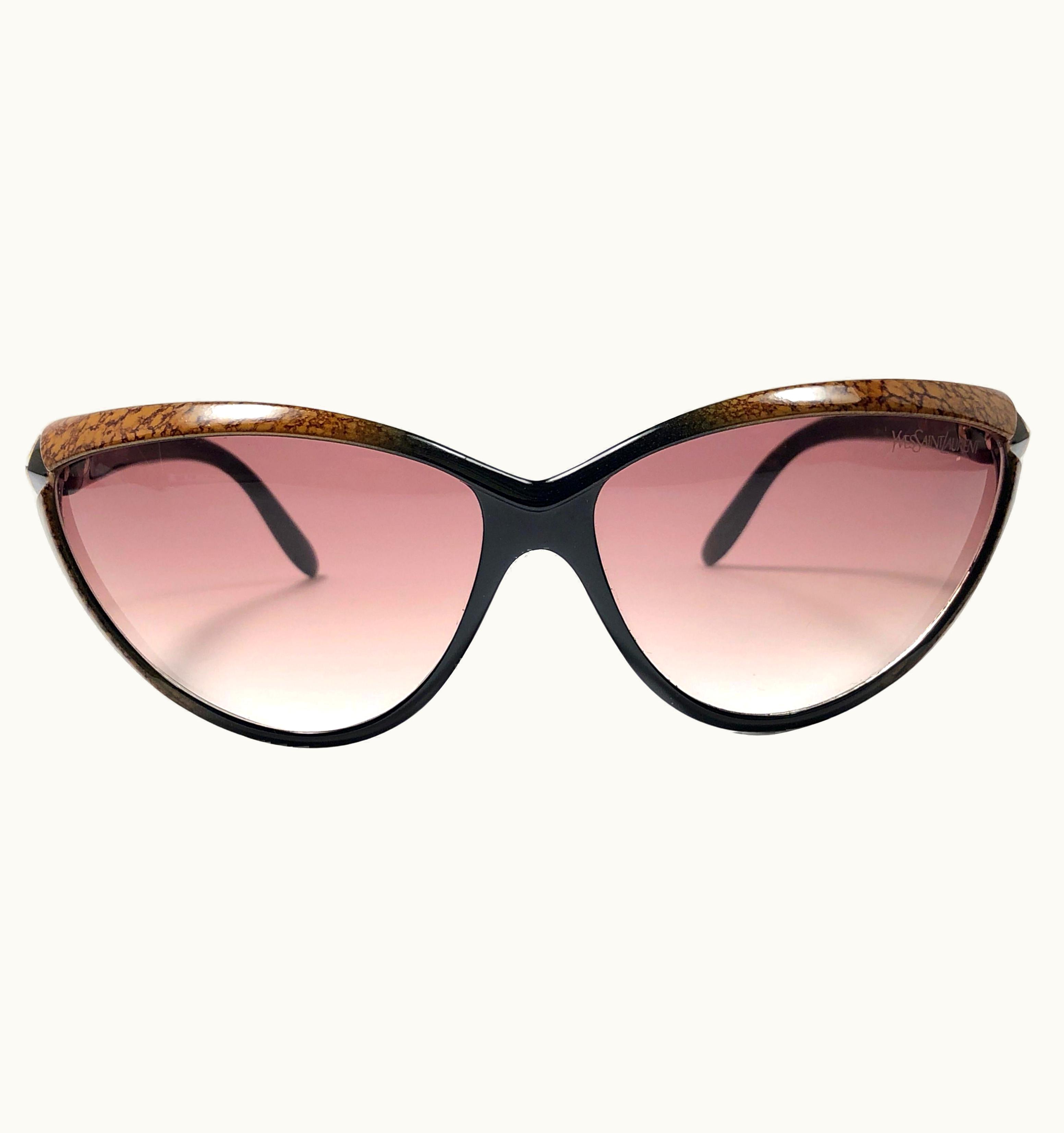 Saint Laurent Vintage Yves Saint Laurent 8895 Cat Eye 1990' Paris Sunglasses