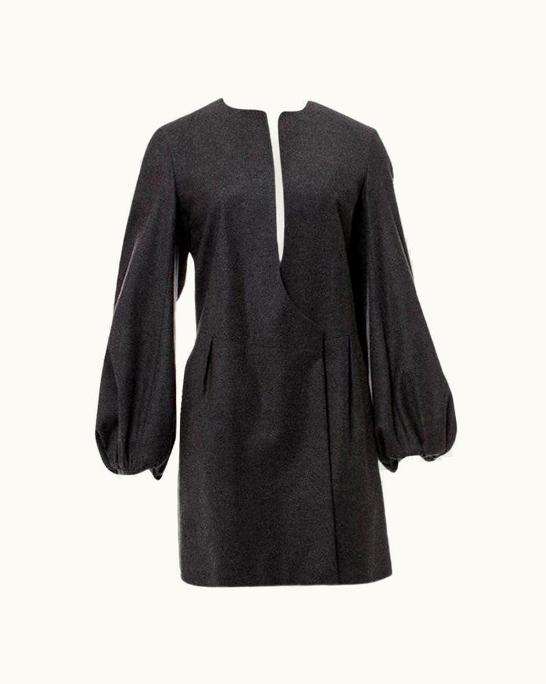 Saint Laurent Yves Saint Laurent AW 2007 Runway Wool Cashmere Coat Dress UZ0585914
