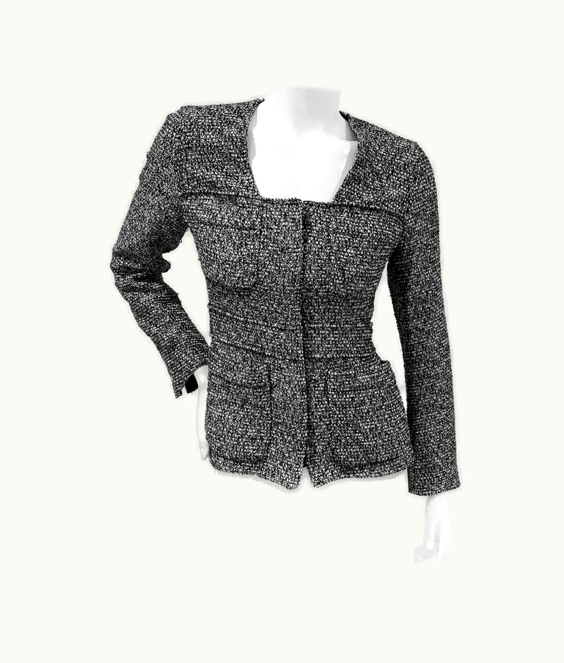 Saint Laurent Yves Saint Laurent Rive Gauche Tweed Lurex Jacket AW2006 2006