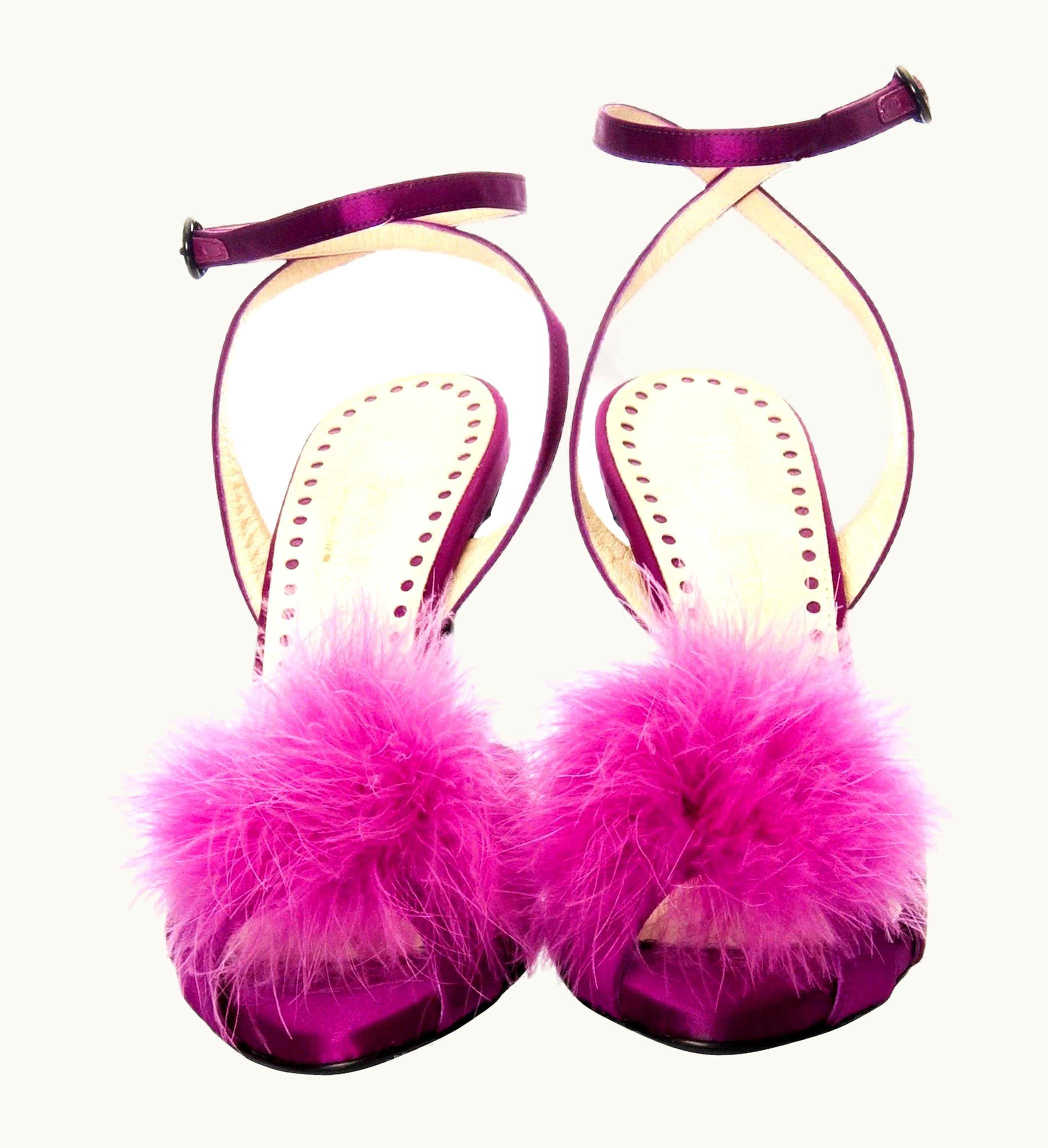 Saint Laurent Yves Saint Laurent By Stefano Pilati YSL Runway Satin Heels Pumps