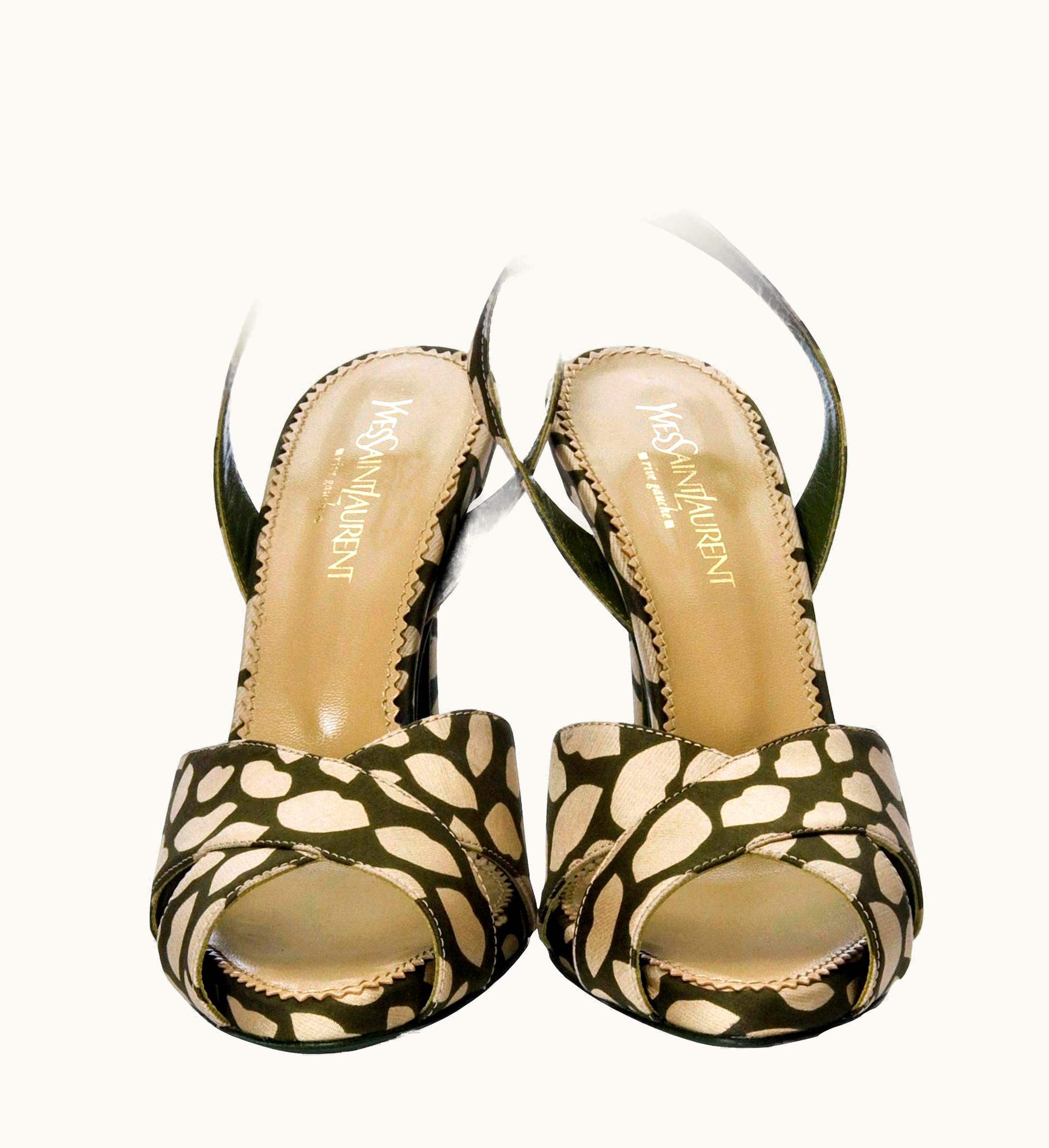 Saint Laurent Tom Ford For Yves Saint Laurent YSL Eva Lips Heels