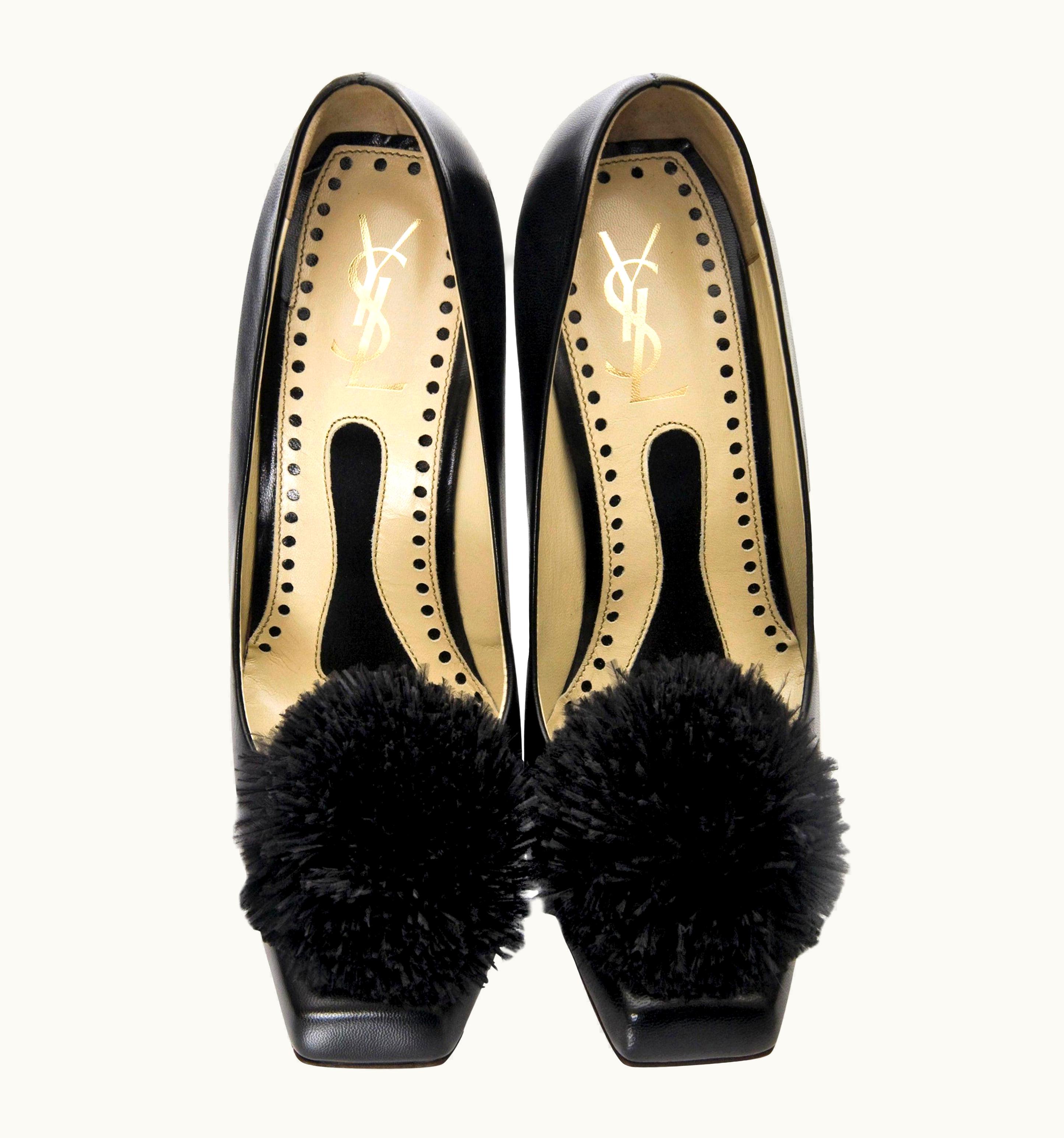 Saint Laurent Yves Saint Laurent YSL Black Heels Pumps