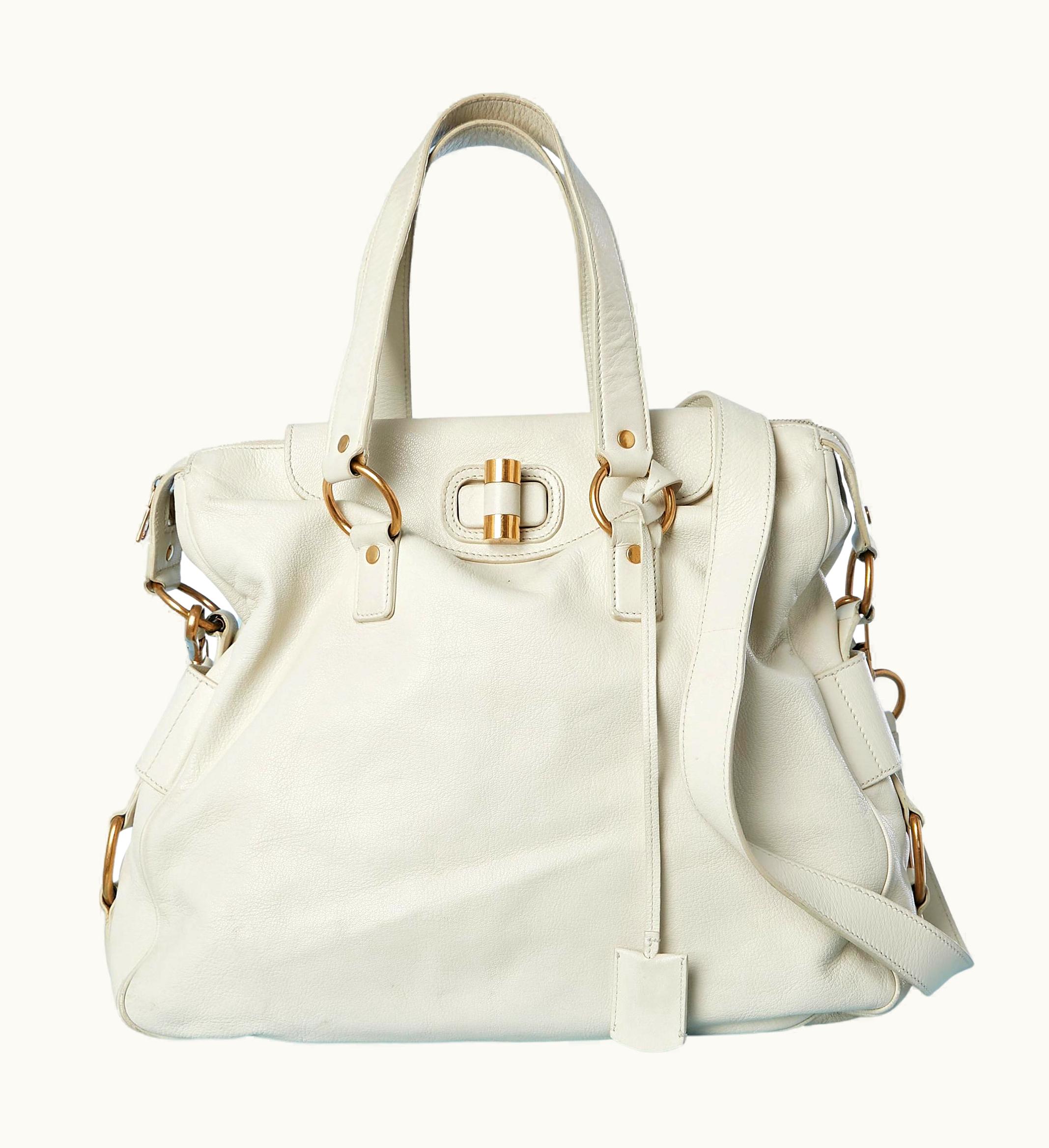 Saint Laurent OFF-WHITE Cross Body Bag Yves Saint Laurent Rive Gauche