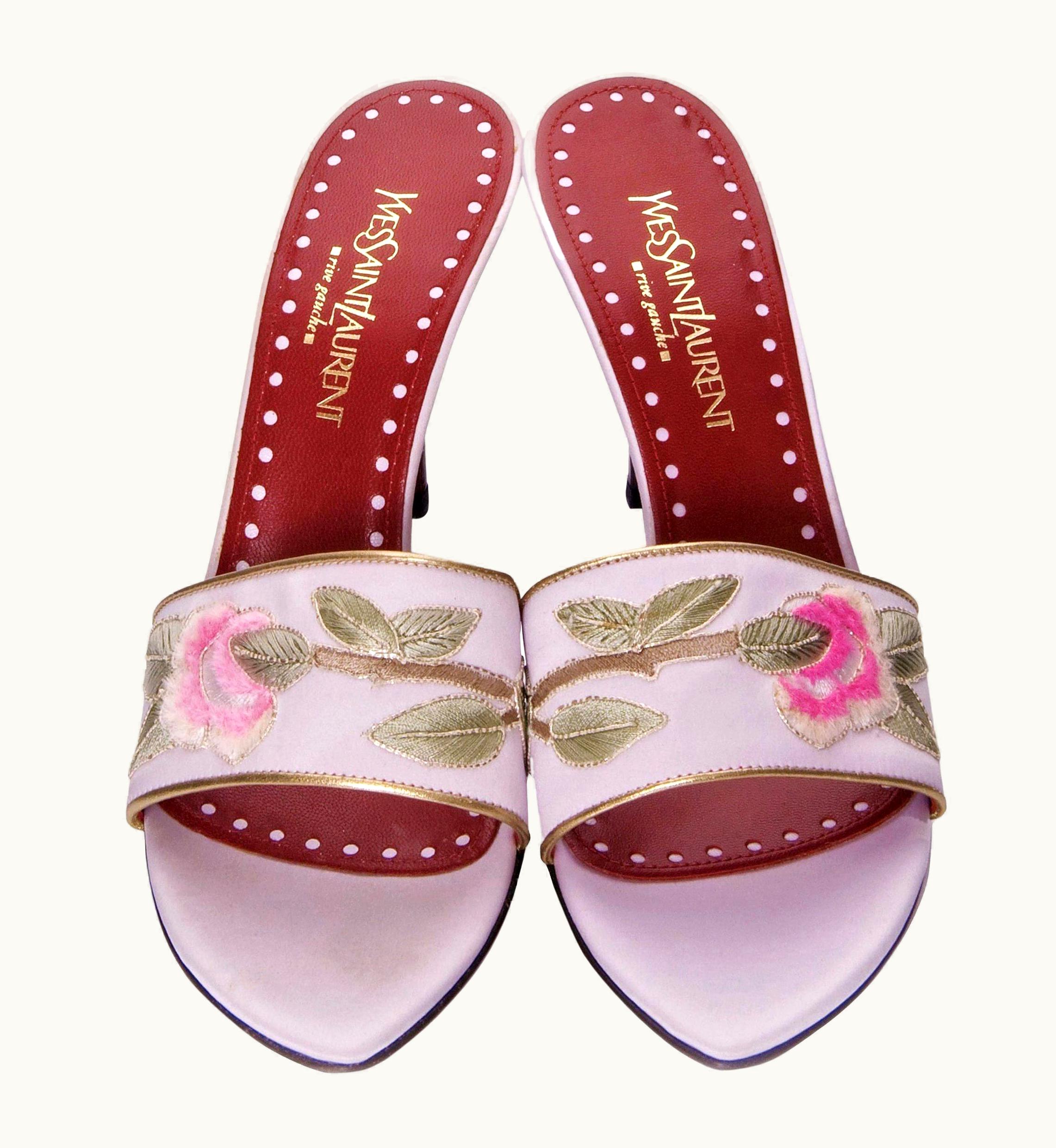 Saint Laurent Tom Ford For Yves Saint Laurent YSL Lotus Heels Final Collection UZ0586018