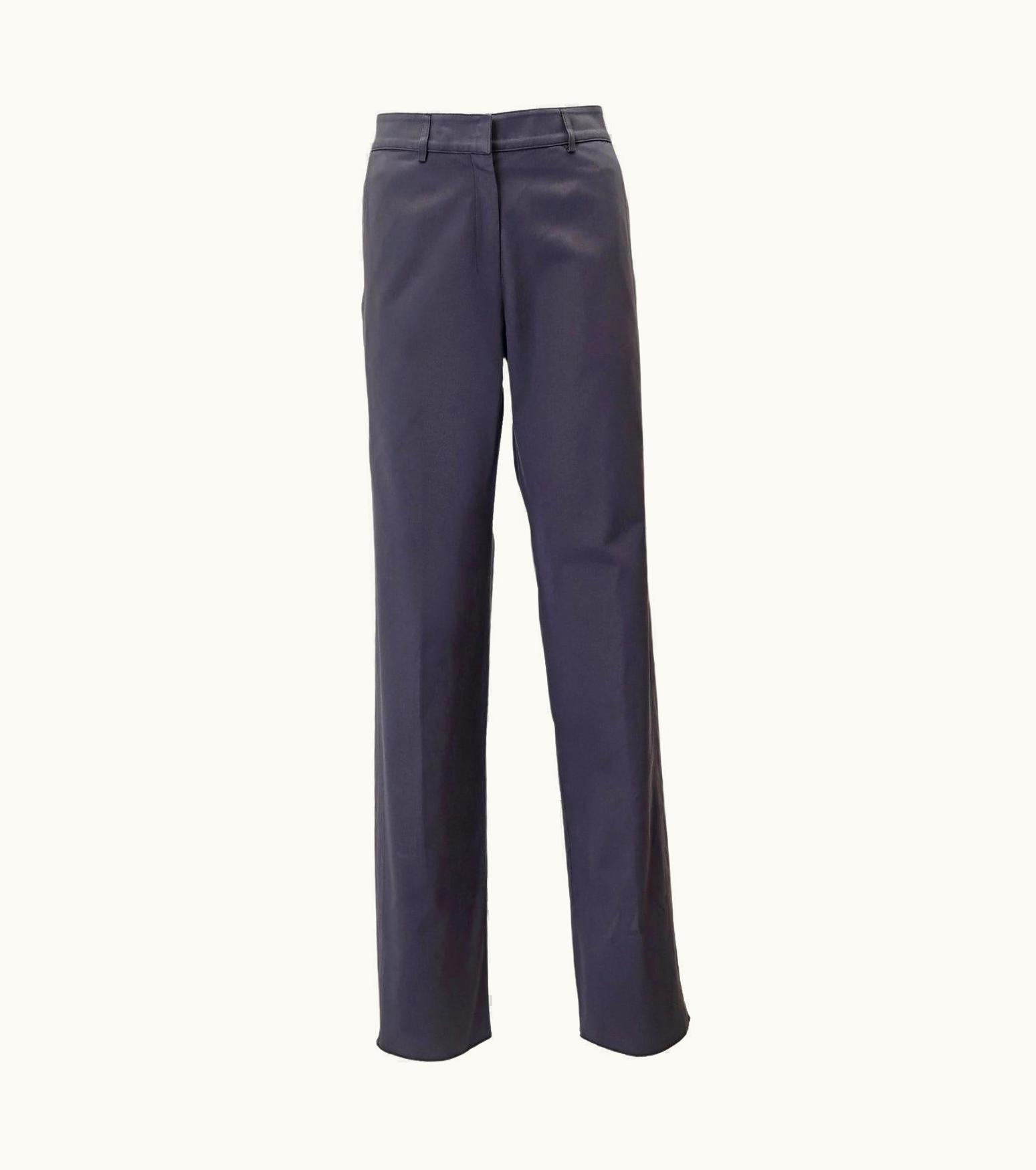 Saint Laurent Yves Saint Laurent By Tom Ford AW-2001 Higher Waist Cotton Pants