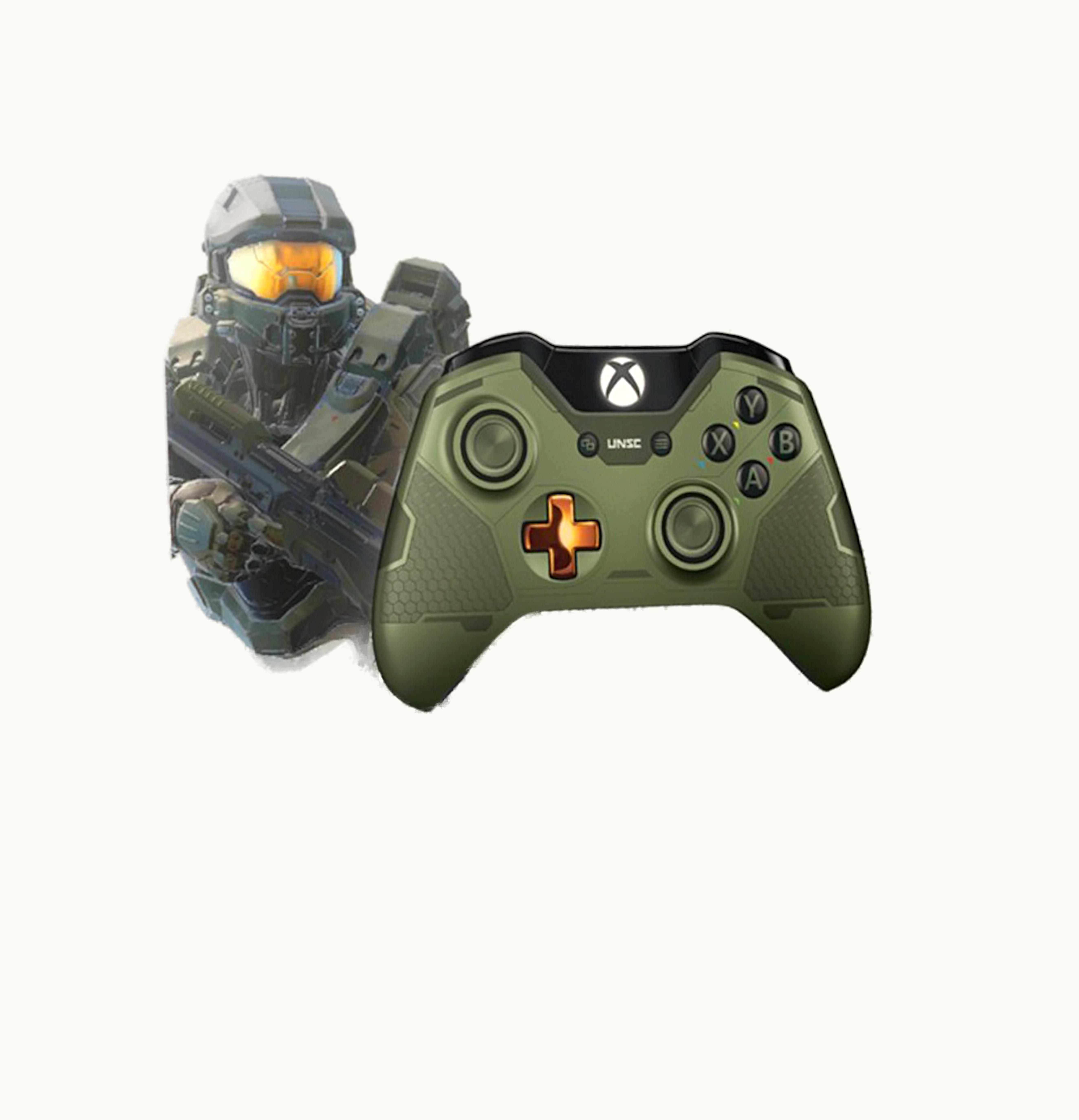 Microsoft Microsoft Xbox One Wireless Controller Halo 5 Guardians Master Chief Limited Edition GK4 00011