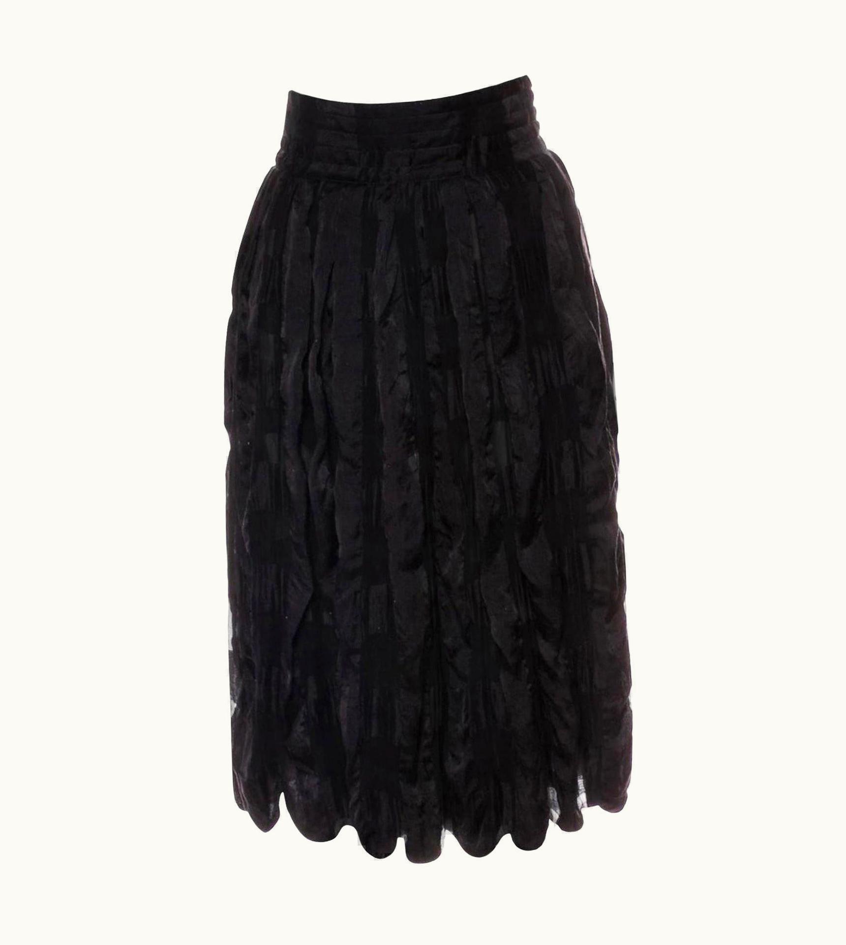 Saint Laurent Yves Saint Laurent YSL 2006 Silk Culottes Skirt