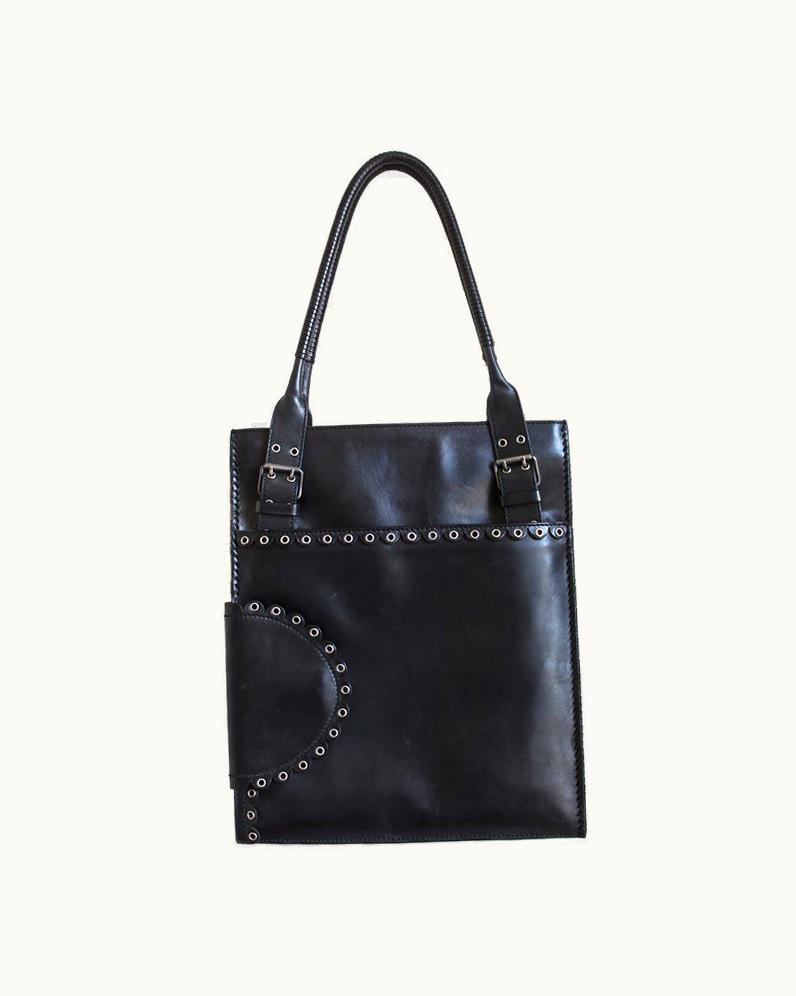 Saint Laurent Tom Ford For Yves Saint Laurent 2001 Black Leather Bag UZ0586338