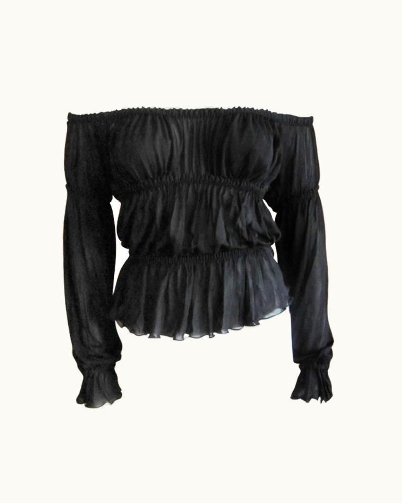 Saint Laurent Yves Saint Laurent By Tom Ford 2001 Black Top