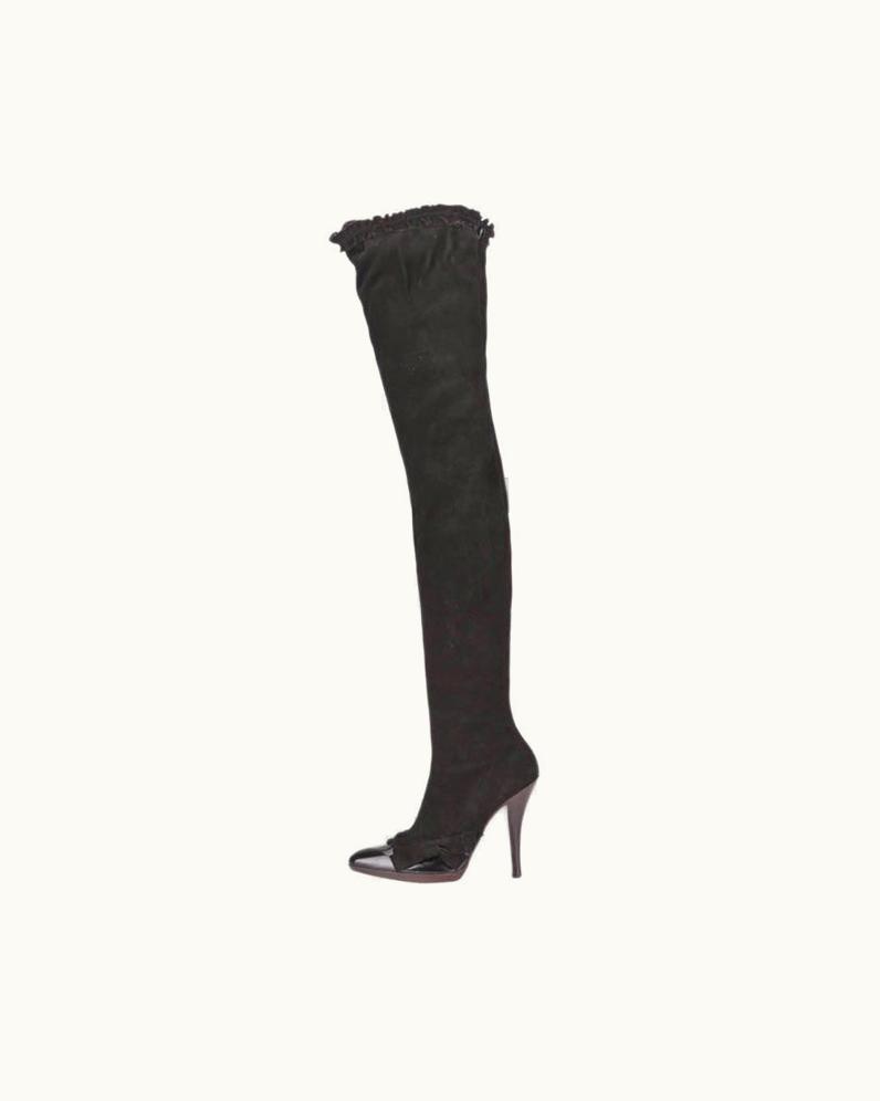 Saint Laurent Yves Saint Laurent Tom Ford Fall 2001 Thigh High Boots