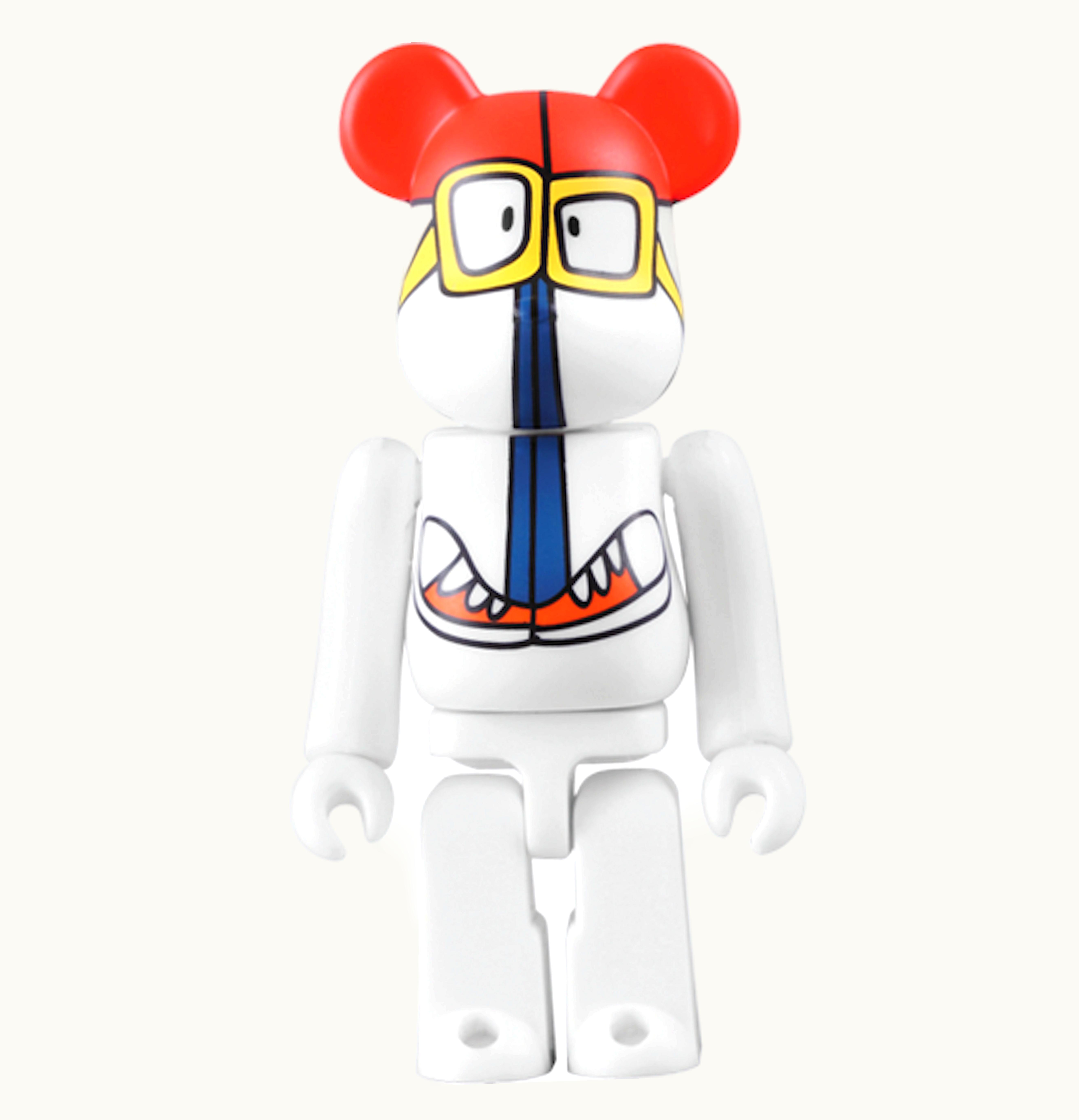 Bearbrick Bearbrick x Stussy Reas 100 White Red
