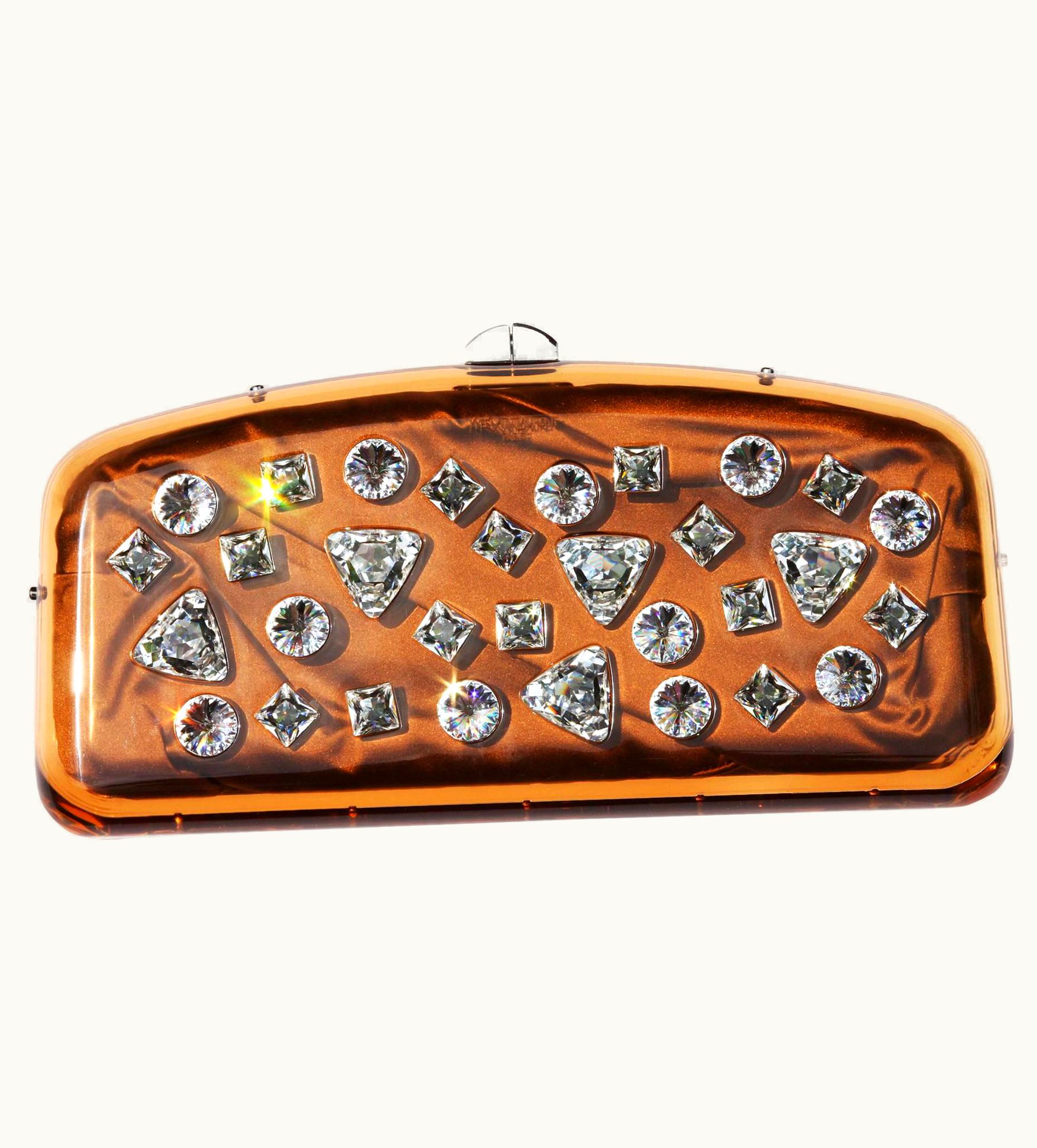Saint Laurent Tom Ford For Yves Saint Laurent 2003 Jeweled Embellished Runway Clutch Bag