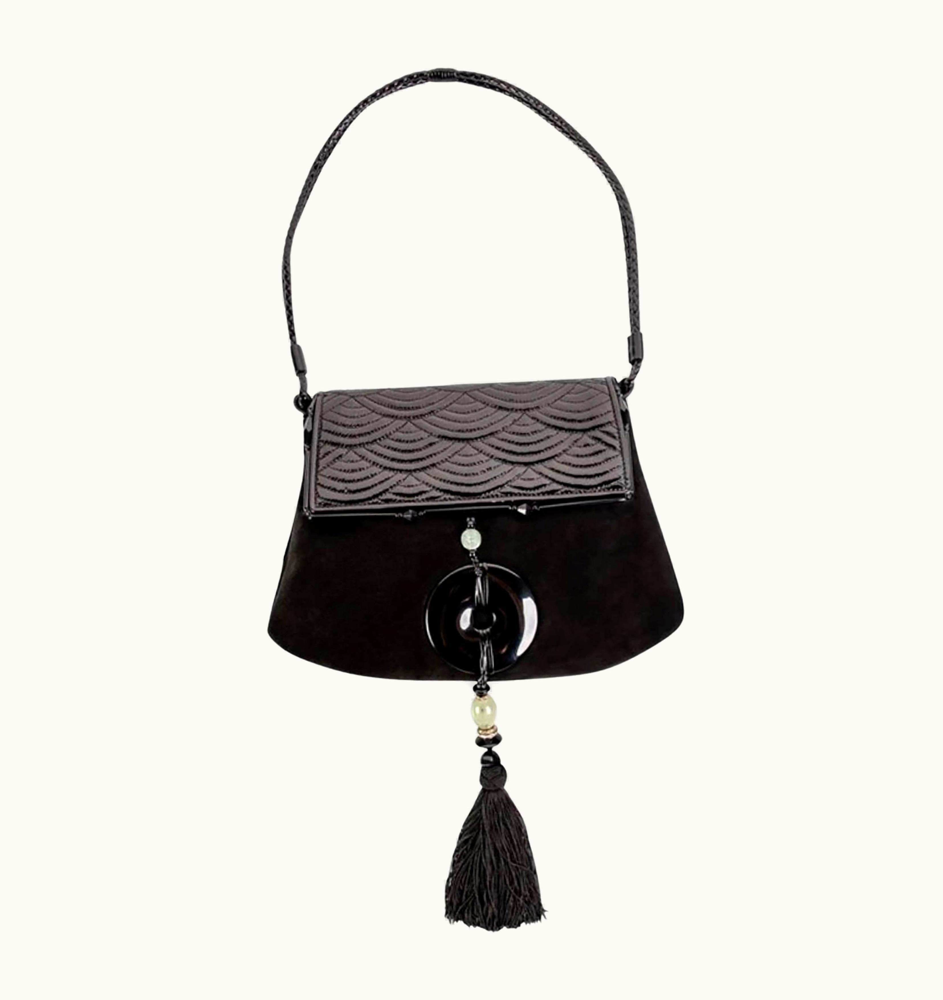 Saint Laurent 2004 Yves Saint Laurent By Tom Ford Jade Handbag