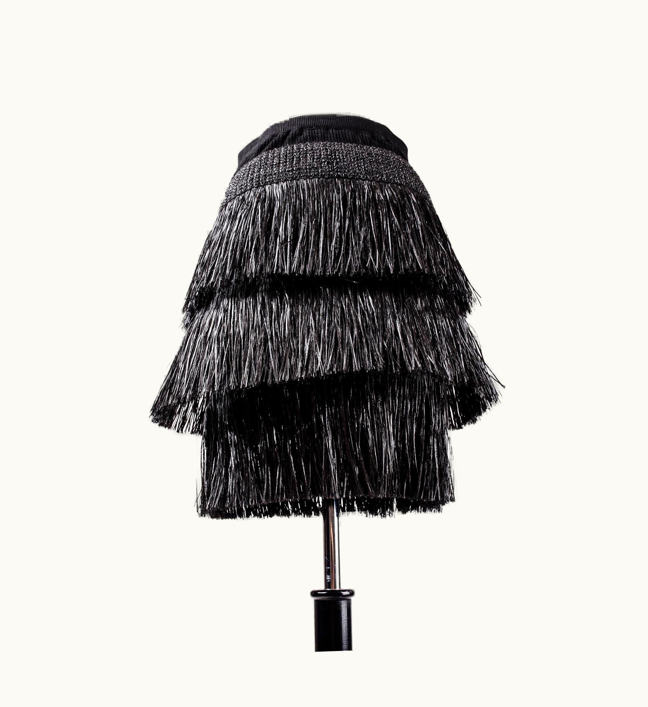 Saint Laurent A Rafia Mini Skirt By Yves Saint Laurent - African Collection Circa 1967