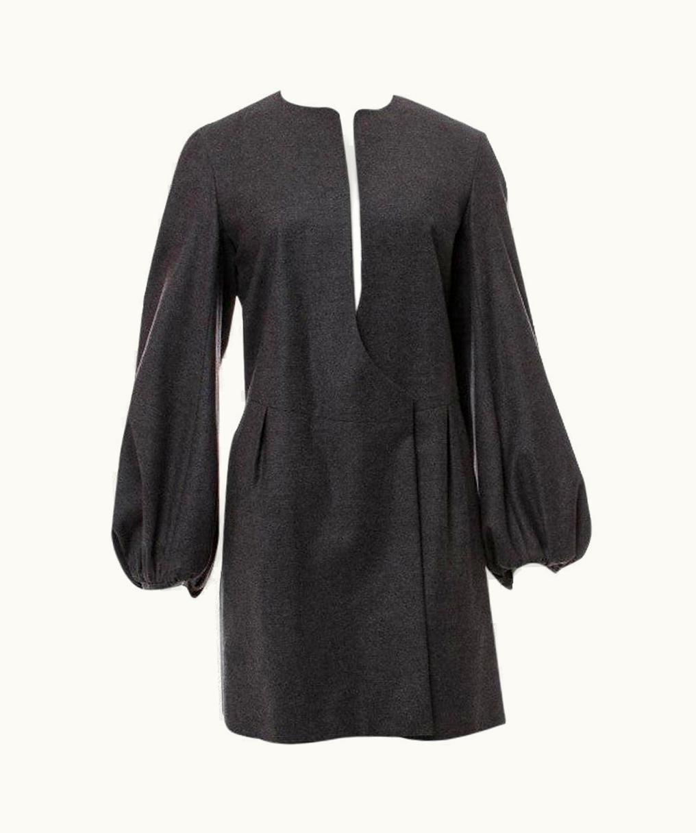Saint Laurent Yves Saint Laurent AW 2007 Runway Wool Cashmere Coat Dress UZ0586470