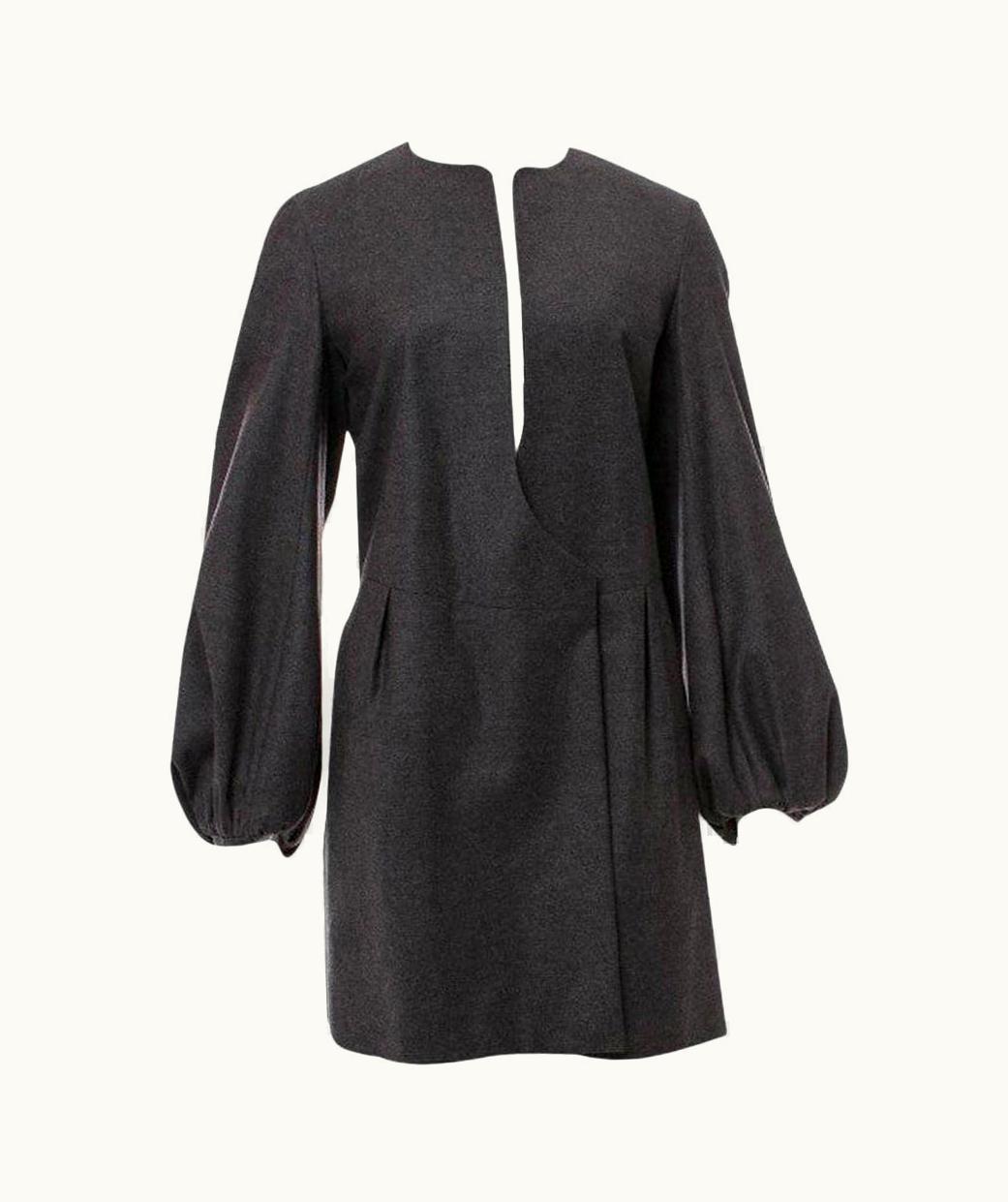 Saint Laurent Yves Saint Laurent AW 2007 Runway Wool Cashmere Coat Dress UZ0586480