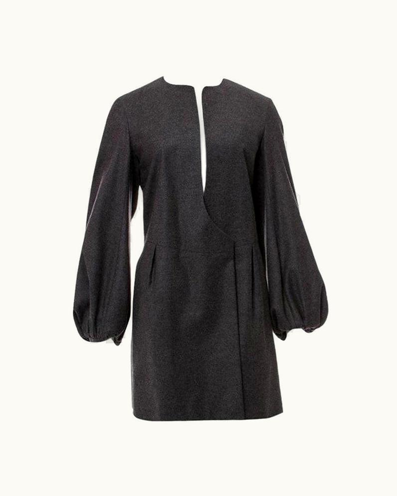 Saint Laurent Yves Saint Laurent AW 2007 Runway Wool Cashmere Coat Dress UZ0586481