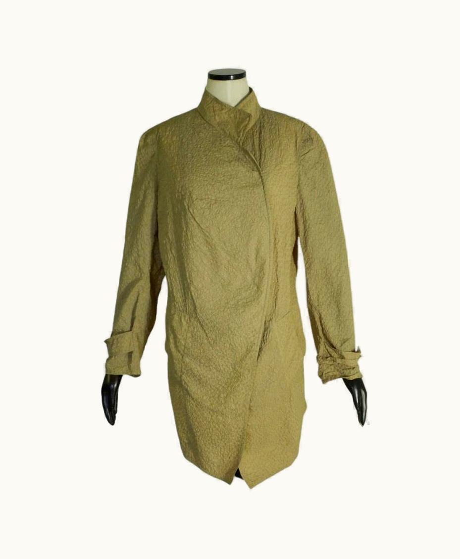 Saint Laurent Yves Saint Laurent 2011 Crinkle Wrap Coat