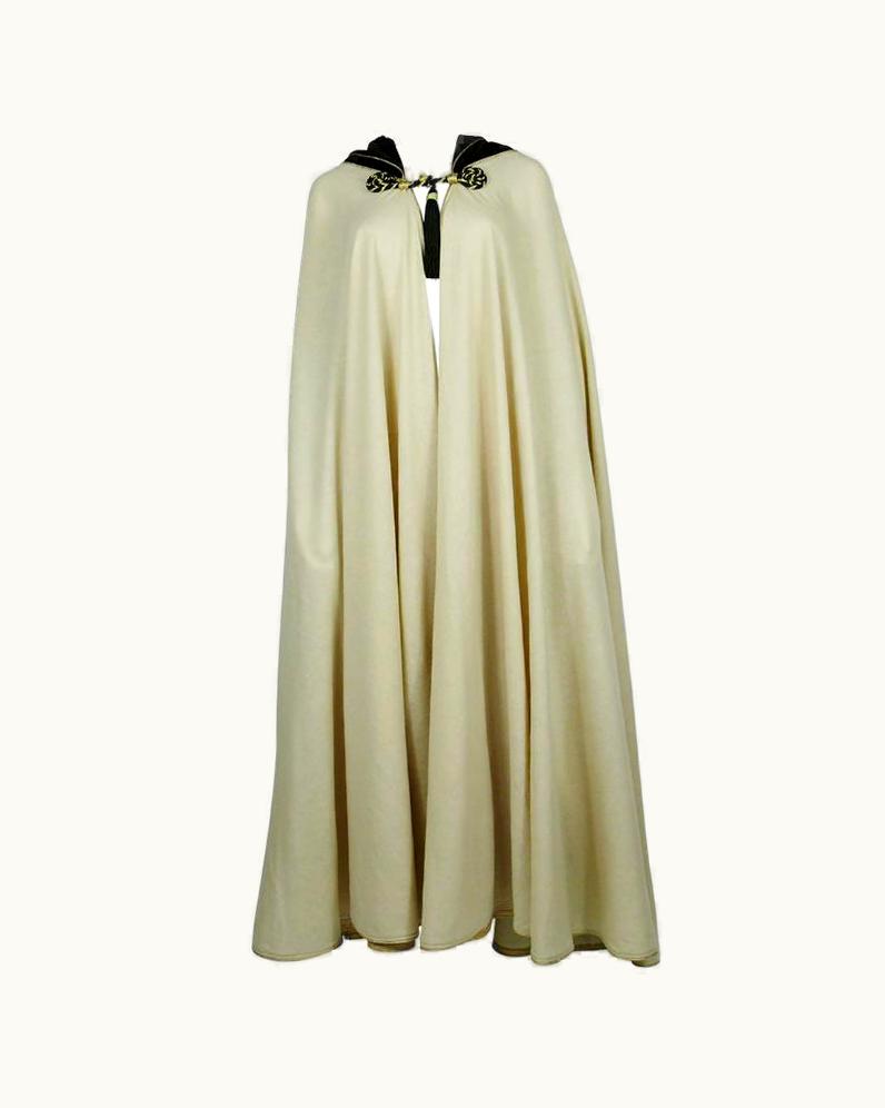 Saint Laurent Yves Saint Laurent Vintage 1976 Rare Moroccan Inspired Hooded Cape