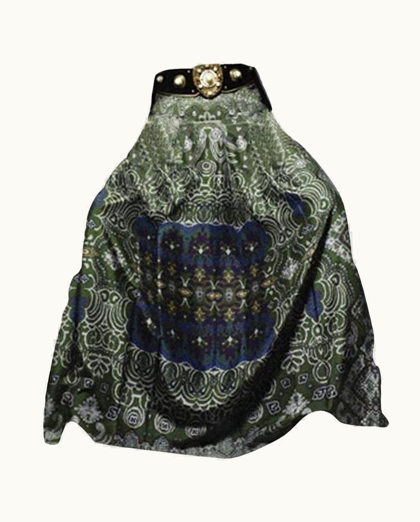 Saint Laurent Yves Saint Laurent YSL S/S 2012 Runway Ad Silk Skirt